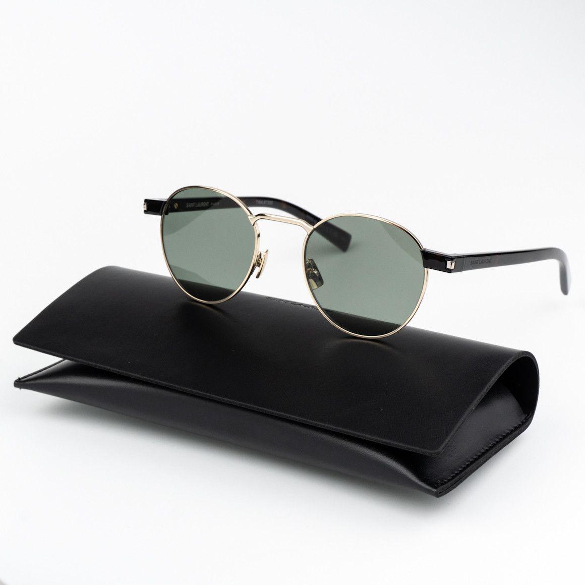 Yves Saint Laurent NEW Saint Laurent SL707 002 Oval Unisex Sunglasses Size ONE SIZE - 2 Thumbnail