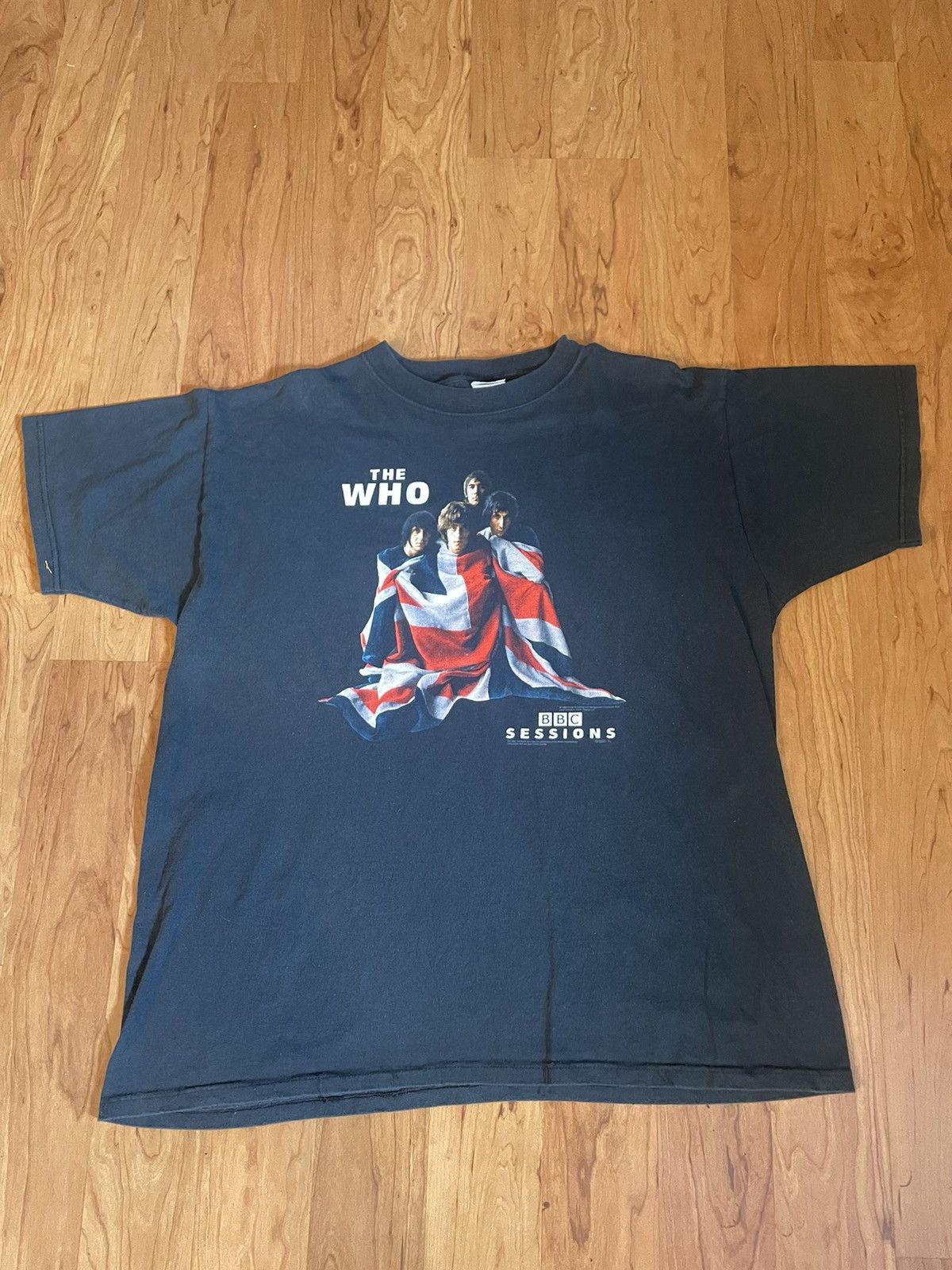 image of Vintage 1999 The Who Bbc Sessions Tee in Black, Men's (Size XL)