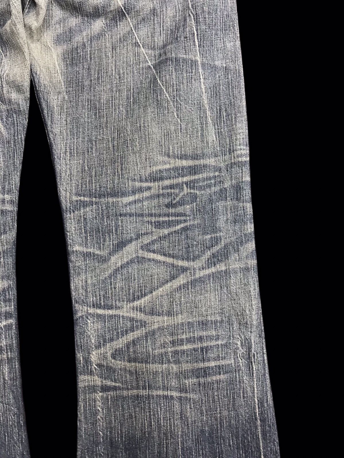 Edwin 💥FLARE💥ARCHIVAL EDWIN 503 SICK FADES FLARE DENIM F416 Size US 35 - 12 Thumbnail