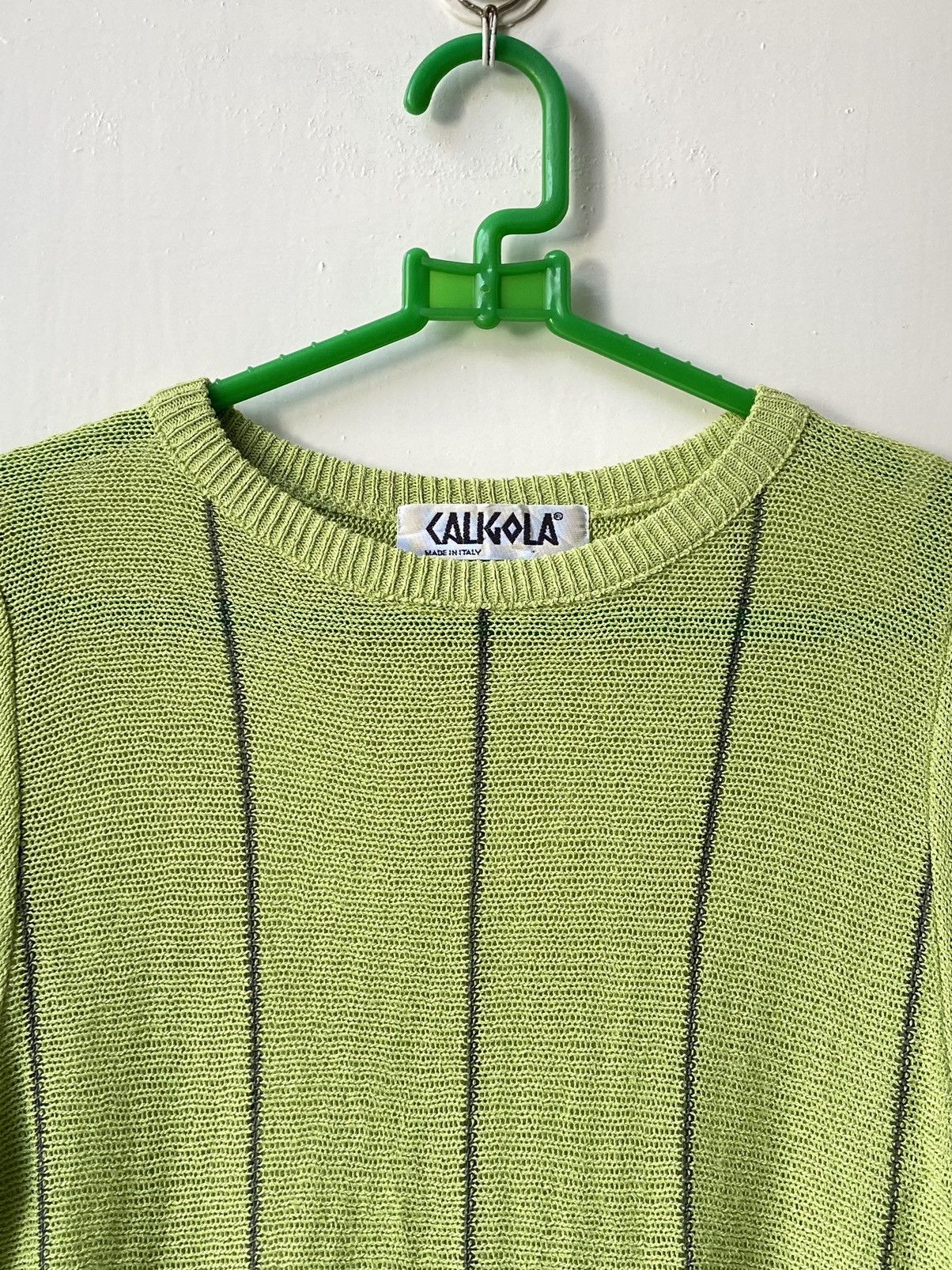 Designer CALIGOLA Knit Long Sleeve T-shirt Size US XXS / EU 40 - 12 Thumbnail