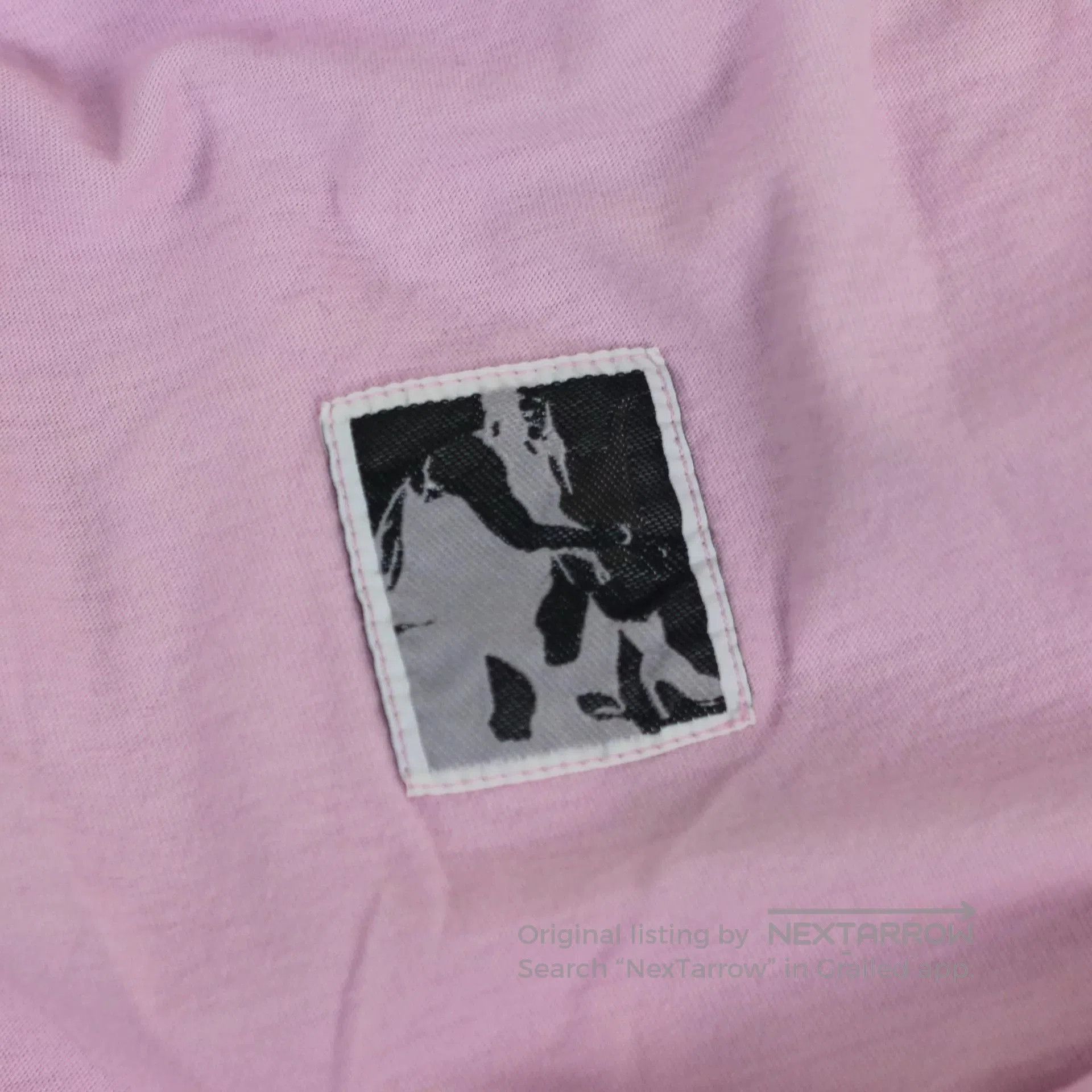 Rick Owens Rick Owens Pink Graphic Short Sleeve Top. Size S / US 4 / IT 40 - 6 Thumbnail