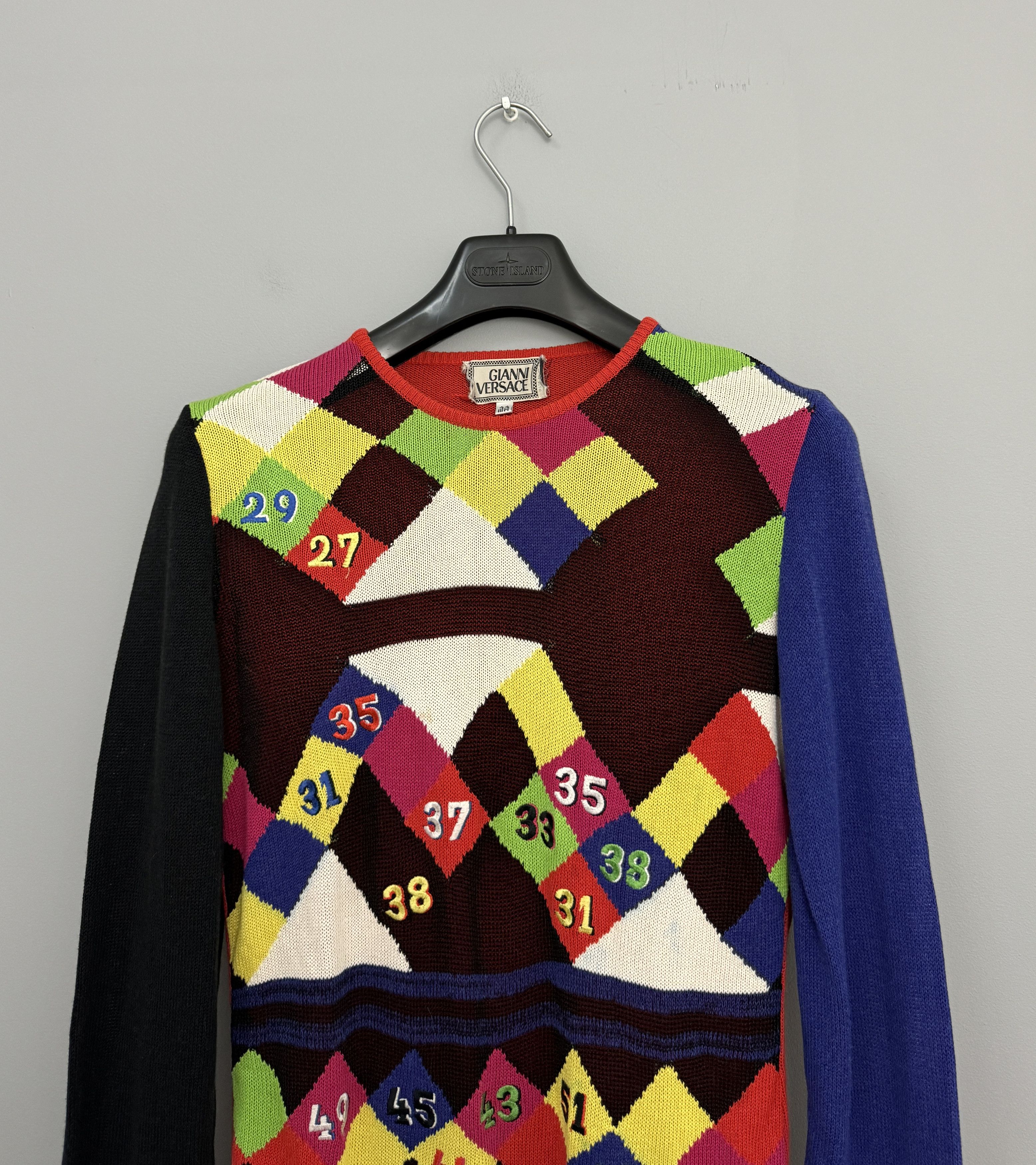 Versace Gianni Versace Wmns Sweater Crew Neck Jumper Rayon Size 44 Size M / US 6-8 / IT 42-44 - 3 Thumbnail