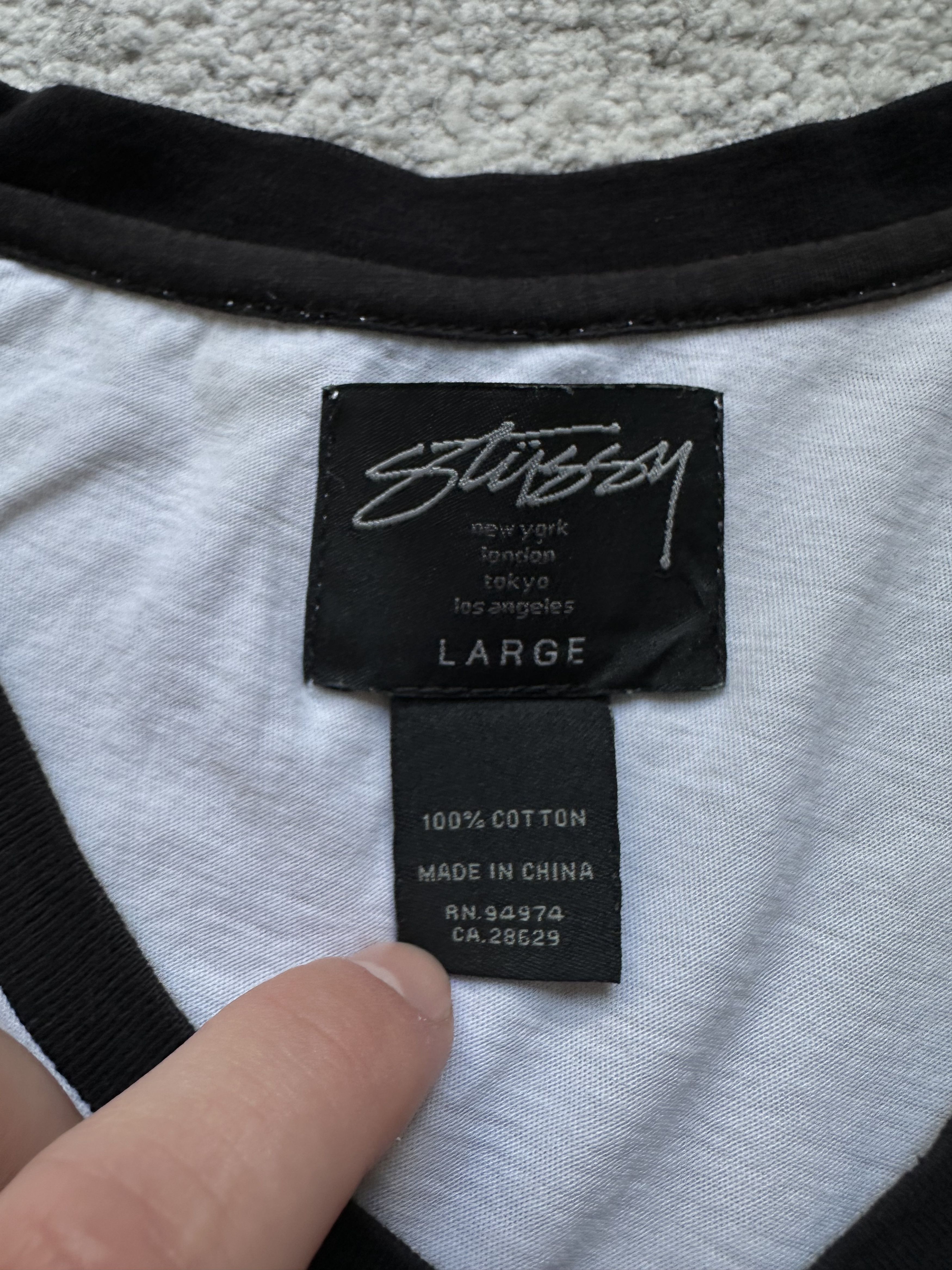 Stussy Stussy sleeveless t shirt Size US L / EU 52-54 / 3 - 4 Thumbnail