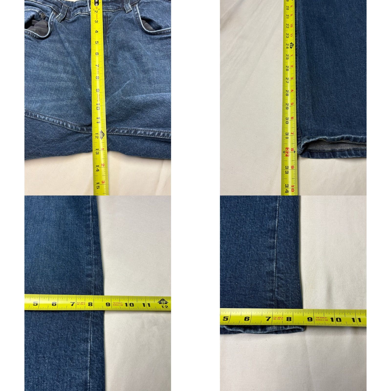 Rodd & Gunn Rodd & Gunn Jeans Mens 36R Dark Wash Blue Straight Leg Relaxed Stretch Denim 5-Pocket Inseam 32 Size US 36 / EU 52 - 9 Thumbnail