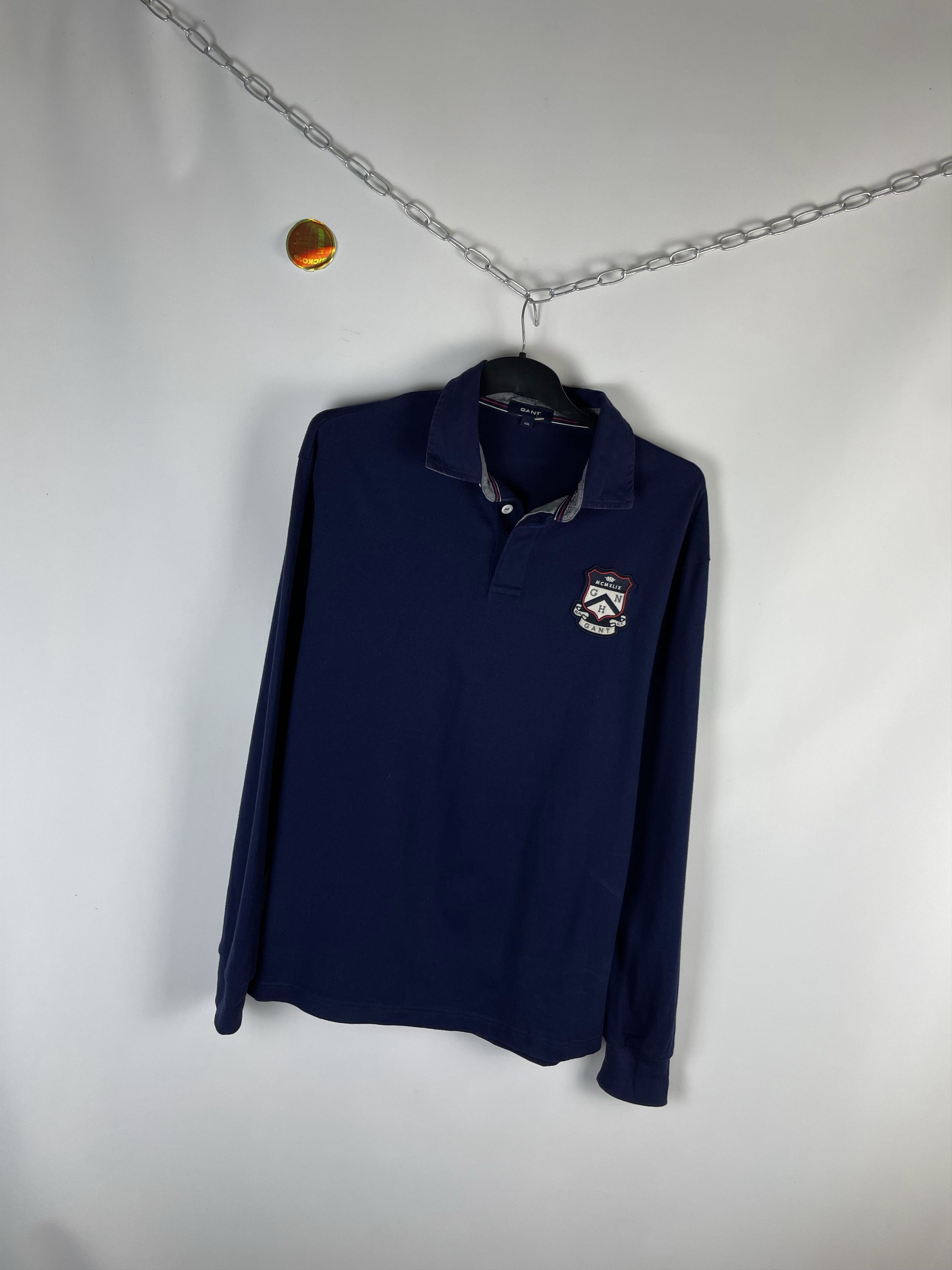 Gant Vintage 90s Gant Rugby Long Sleeve Shirt Size US XL / EU 56 / 4 - 2 Thumbnail