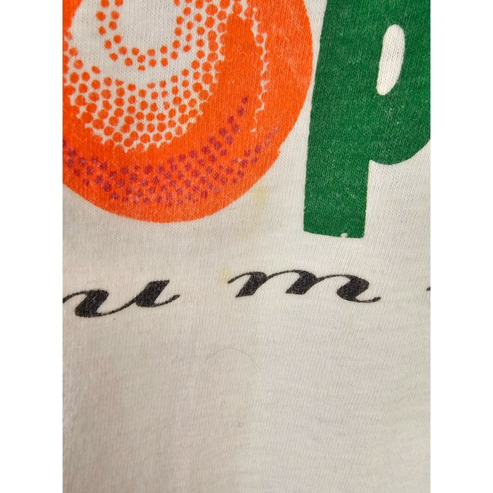 Vintage VINTAGE 90's TROPICANA ORANGE JUICE SINGLE STITCH 100% COTTON T-SHIRT SZ LARGE Size US L / EU 52-54 / 3 - 4 Thumbnail