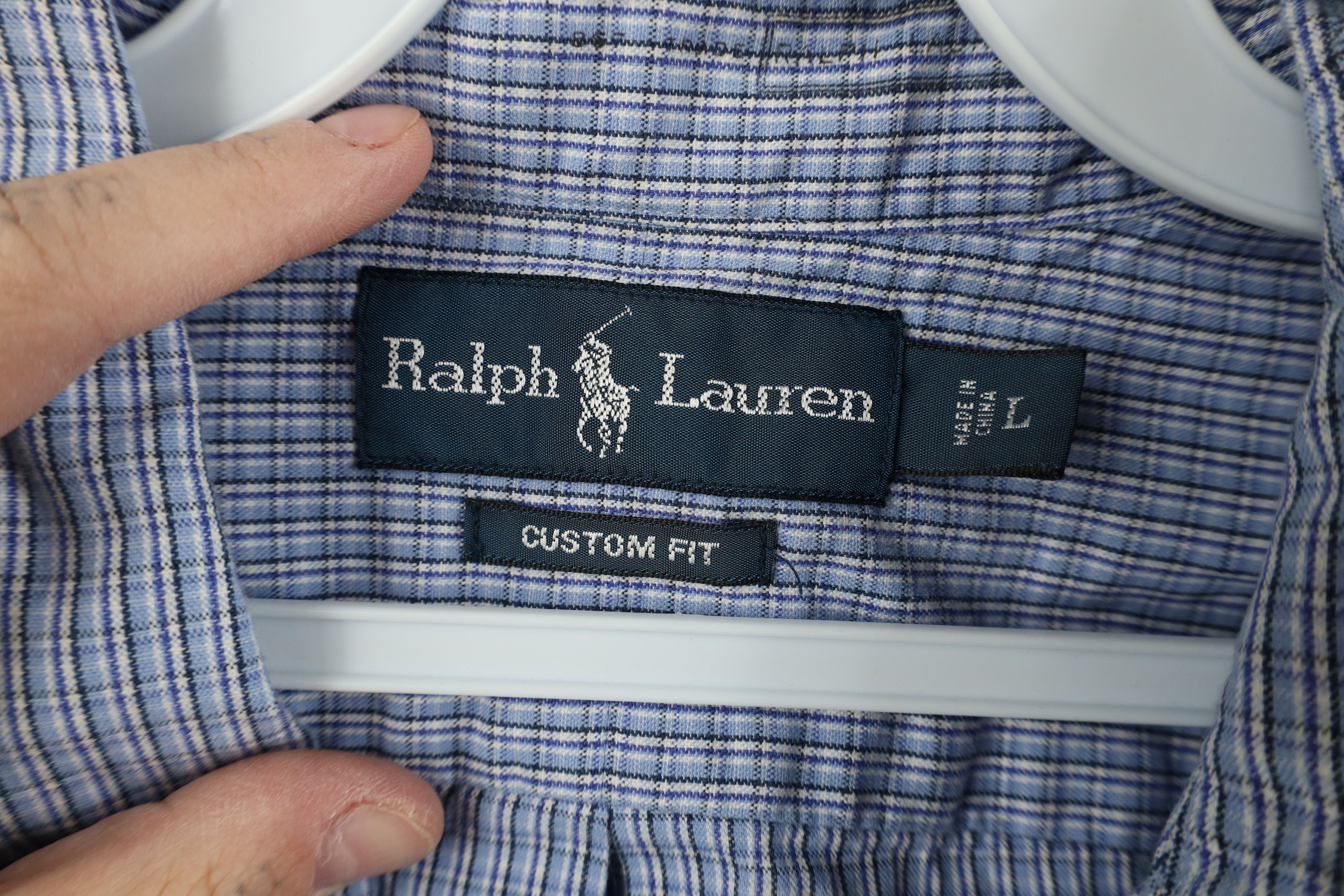 Ralph Lauren Vintage 90s Ralph Lauren Collared Button Down Shirt Plaid Size US L / EU 52-54 / 3 - 6 Thumbnail