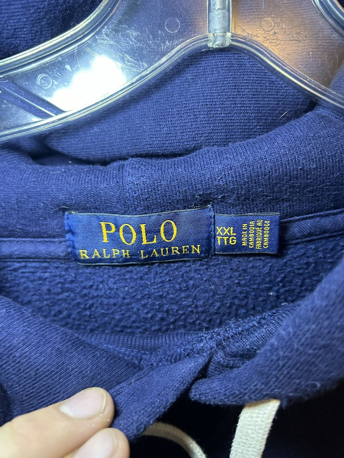 Polo Ralph Lauren Vintage Polo Ralph Lauren thick pullover hoodie Size US XL / EU 56 / 4 - 3 Thumbnail