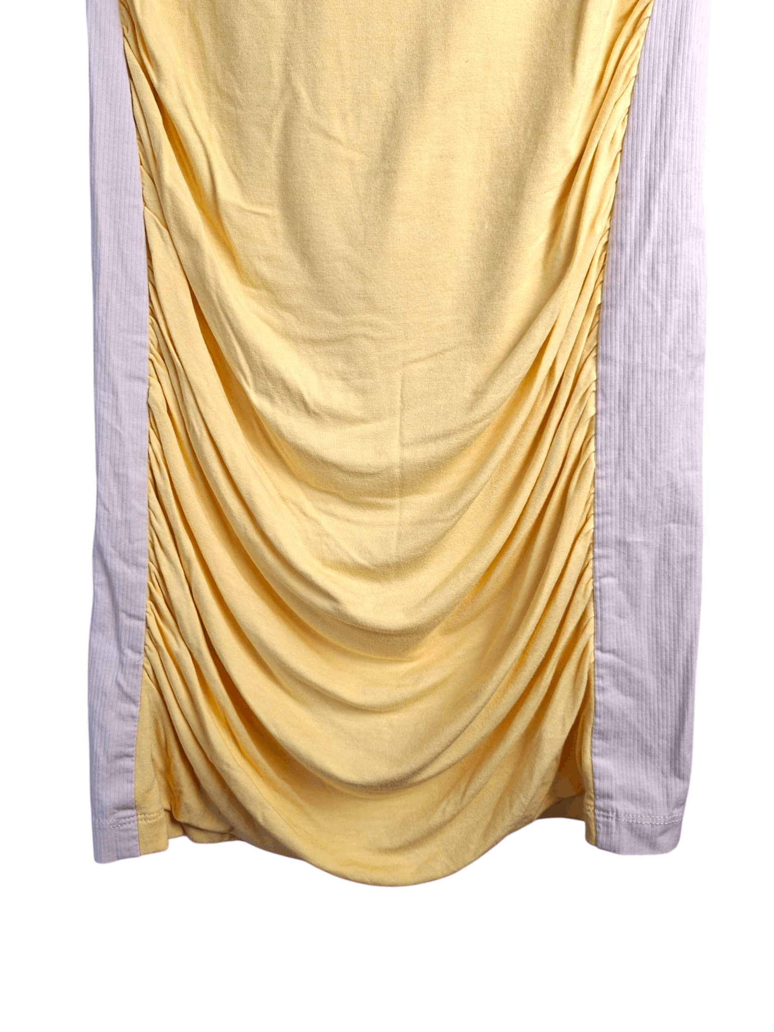 Miss Sixty MISS SIXTY Vintage Yellow Ruched Mini Dress Size S Size S / US 4 / IT 40 - 4 Thumbnail