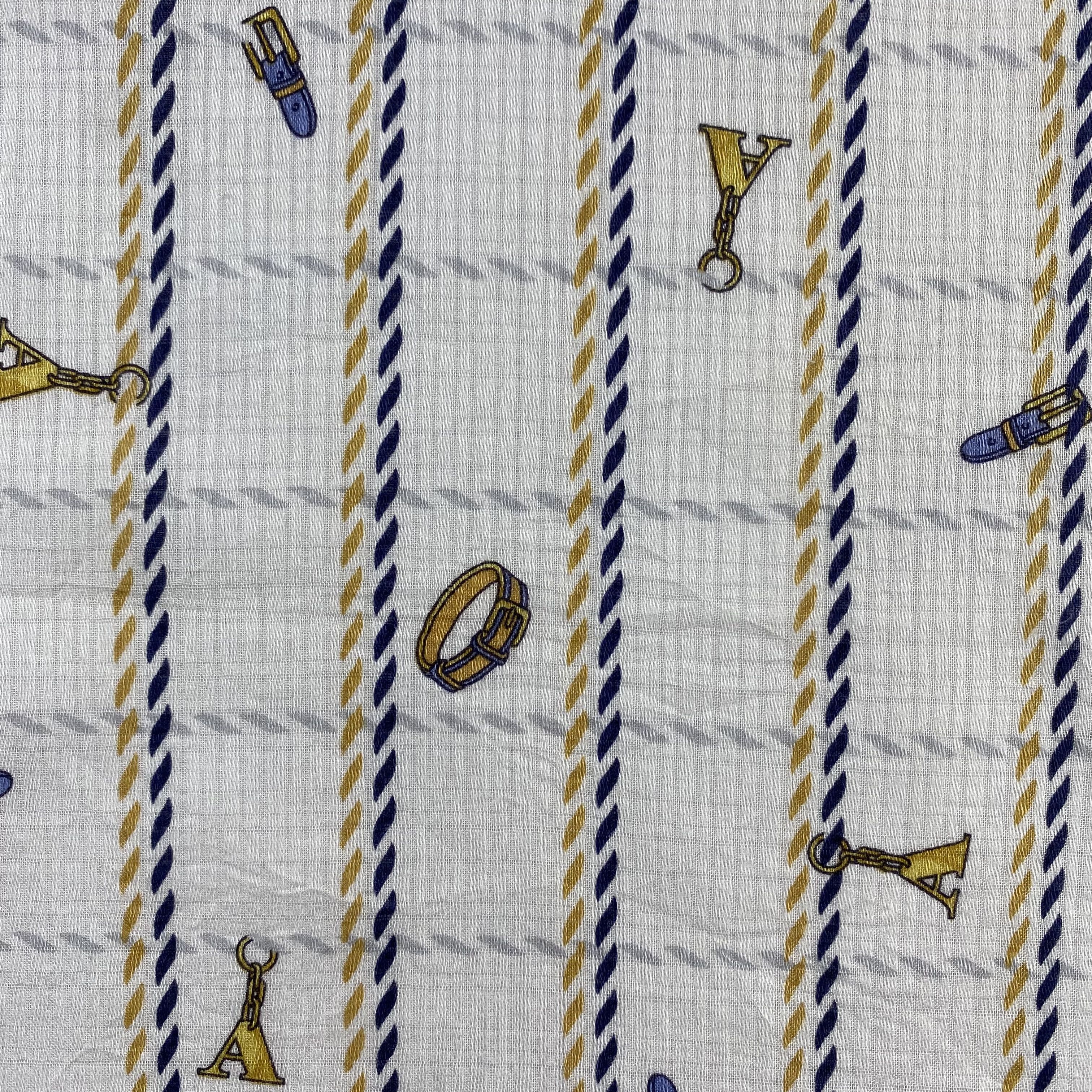 Aquascutum × Vintage Aquascutum Neckerchief / Bandana / Handkerchief-P1310 Size ONE SIZE - 4 Thumbnail