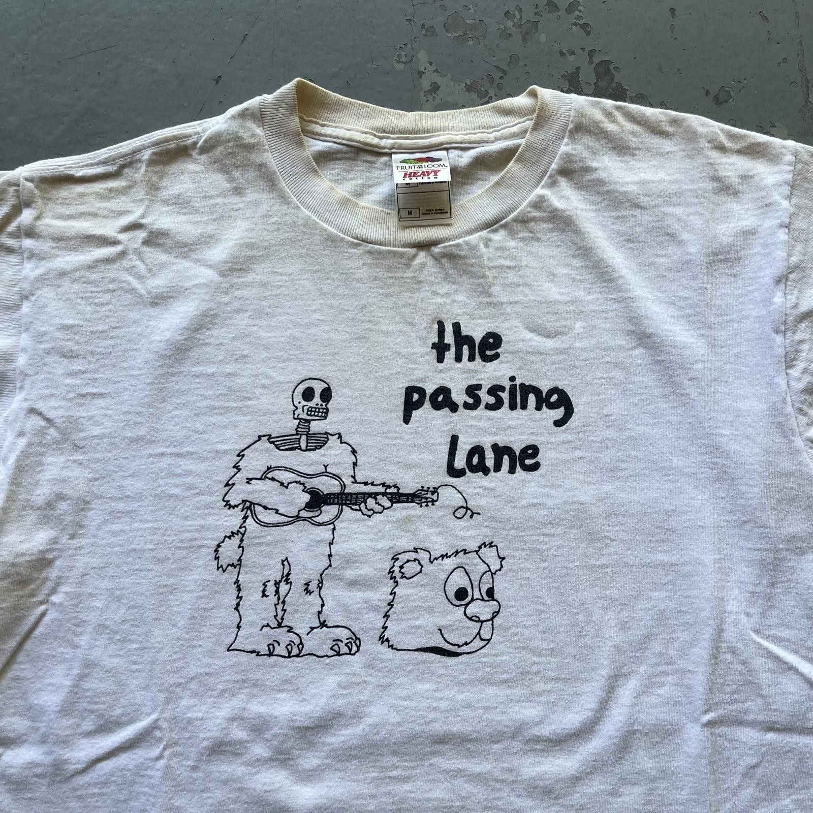 Band Tees × Fruit Of The Loom × Vintage Vintage Y2K The Passing Lane Skeleton Funny Band Shirt Size US M / EU 48-50 / 2 - 2 Thumbnail