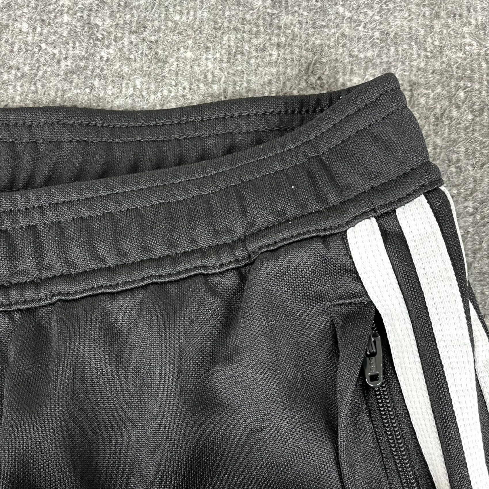 Adidas Adidas Pants Mens Large Black Climacool 3-Stripes Track Joggers Zip Ankle D95957 Size US 33 - 7 Thumbnail