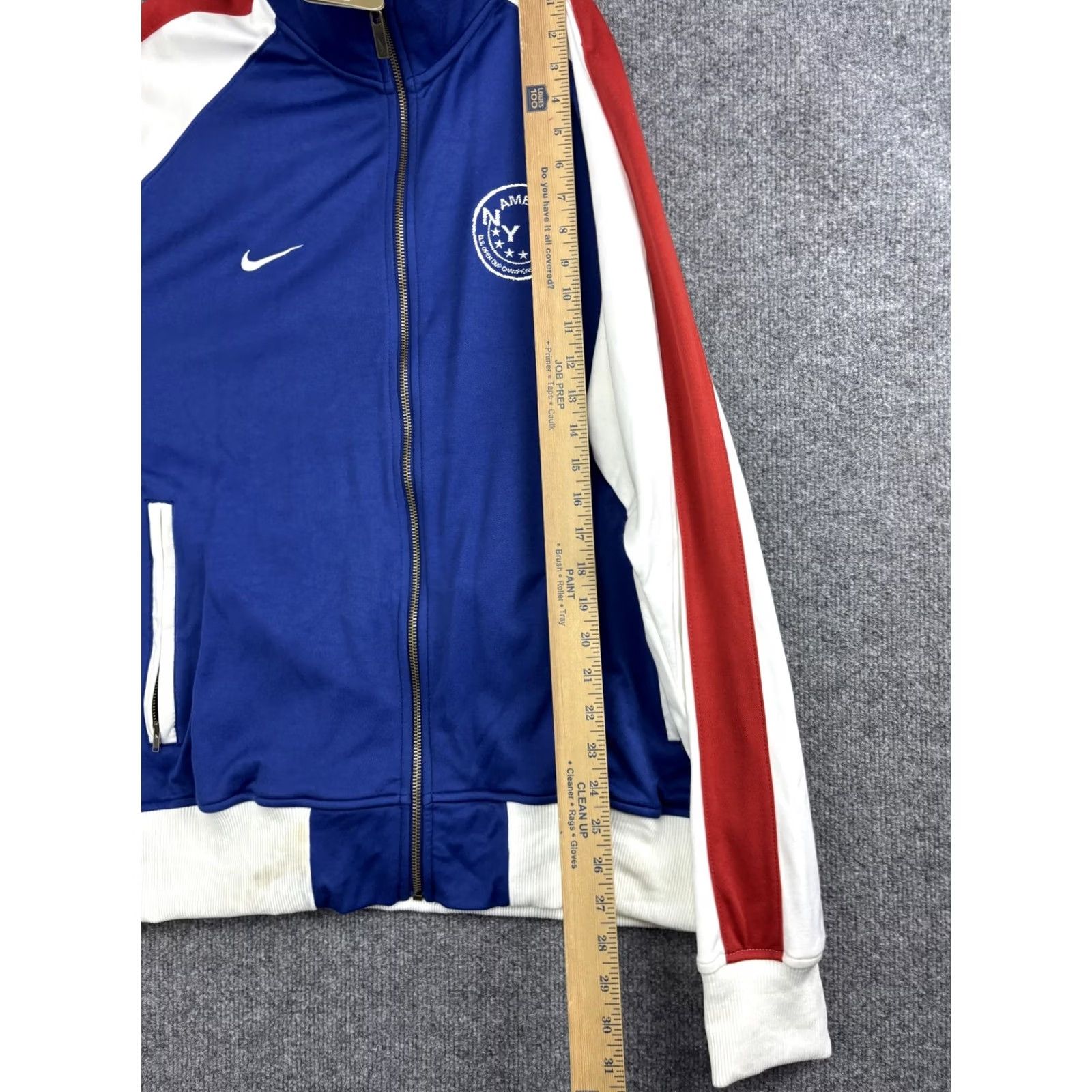 Nike Nike Jacket Mens XL Blue Red White NY Americans Soccer Track Full Zip 2005 Vintage Retro 00s Size US XL / EU 56 / 4 - 7 Thumbnail