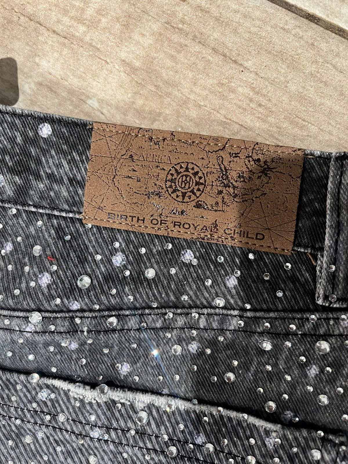 Birth of Royal Child Birth Of Royal Child Swarovski Boro Jeans Size US 30 / EU 46 - 3 Thumbnail