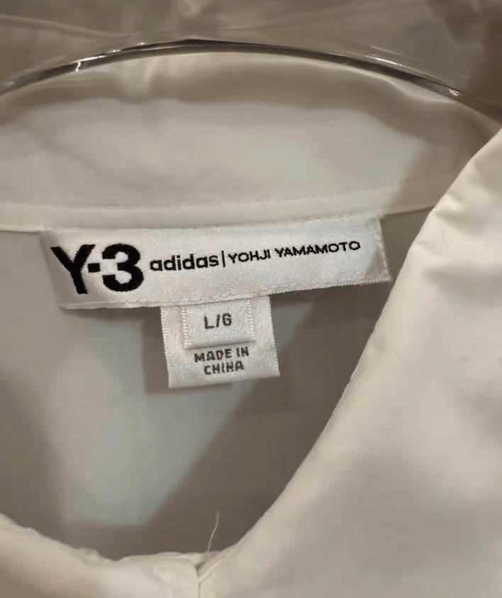 Y-3 Y-3 x adidas White Long Sleeve Shirt K31 Size US L / EU 52-54 / 3 - 6 Thumbnail
