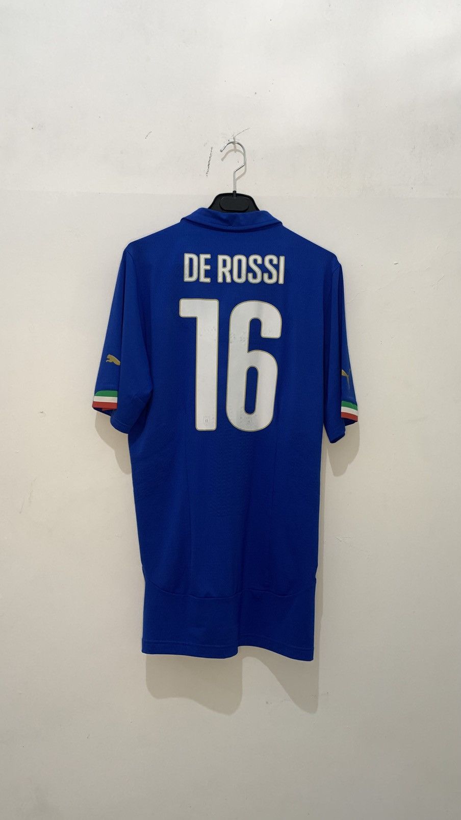 Puma Italy Home 2014 World Cup Soccer Jersey Rare Size US XXL / EU 58 / 5 - 2 Thumbnail