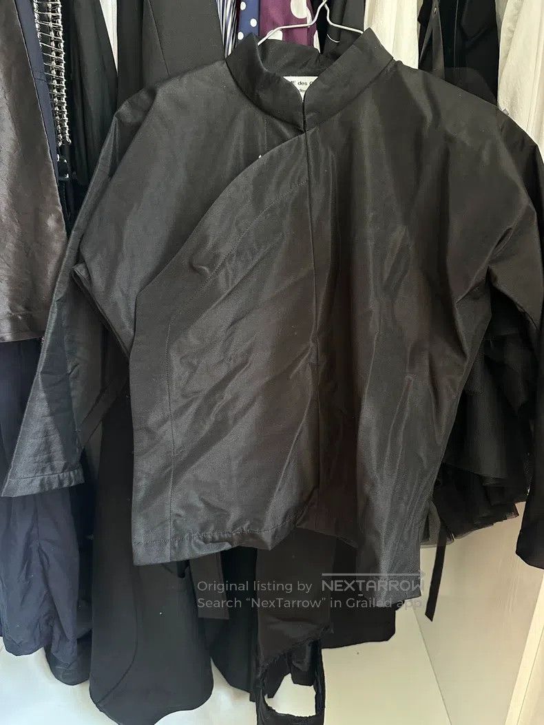 Comme des Garcons Comme Des Garcons Black Chinese Collar Shirt Size S Size S / US 4 / IT 40 - 1 Thumbnail