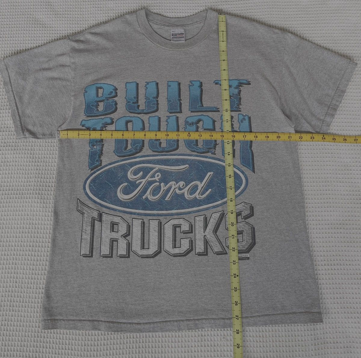 Ford Vintage 90s🔥BUILT TOUCH FORD TRUCKS🔥SpellOut Logo Tshirt Size US L / EU 52-54 / 3 - 3 Thumbnail