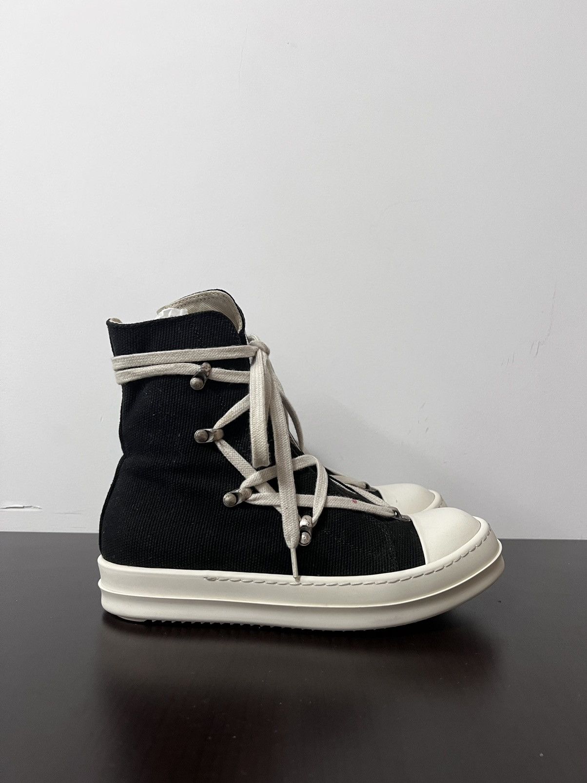 Rick Owens Drkshdw Rick owens drkshdw hexagram ramones high top sneakers sz36 Size US 6 / IT 36 - 4 Thumbnail