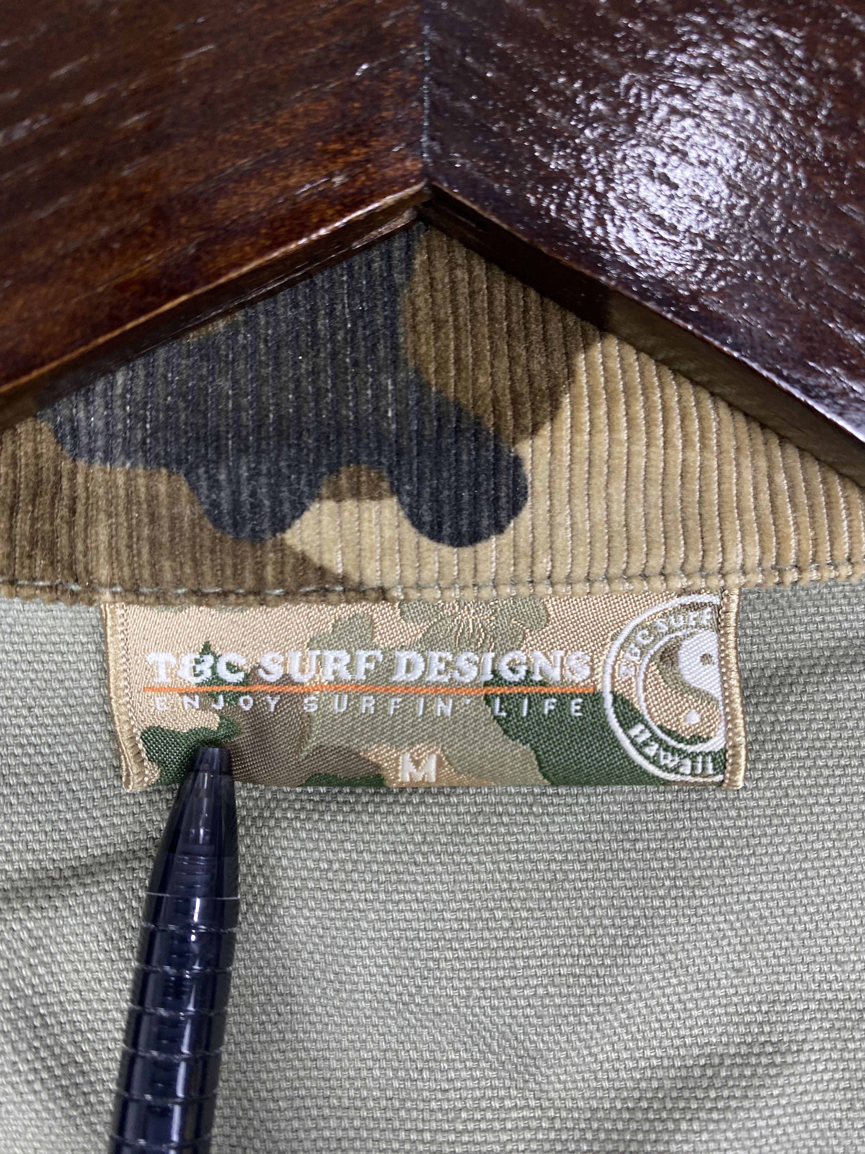 Japanese Brand Vintage T&C Surf Camouflage Collar Jacket DJ0782 Size US M / EU 48-50 / 2 - 9 Thumbnail