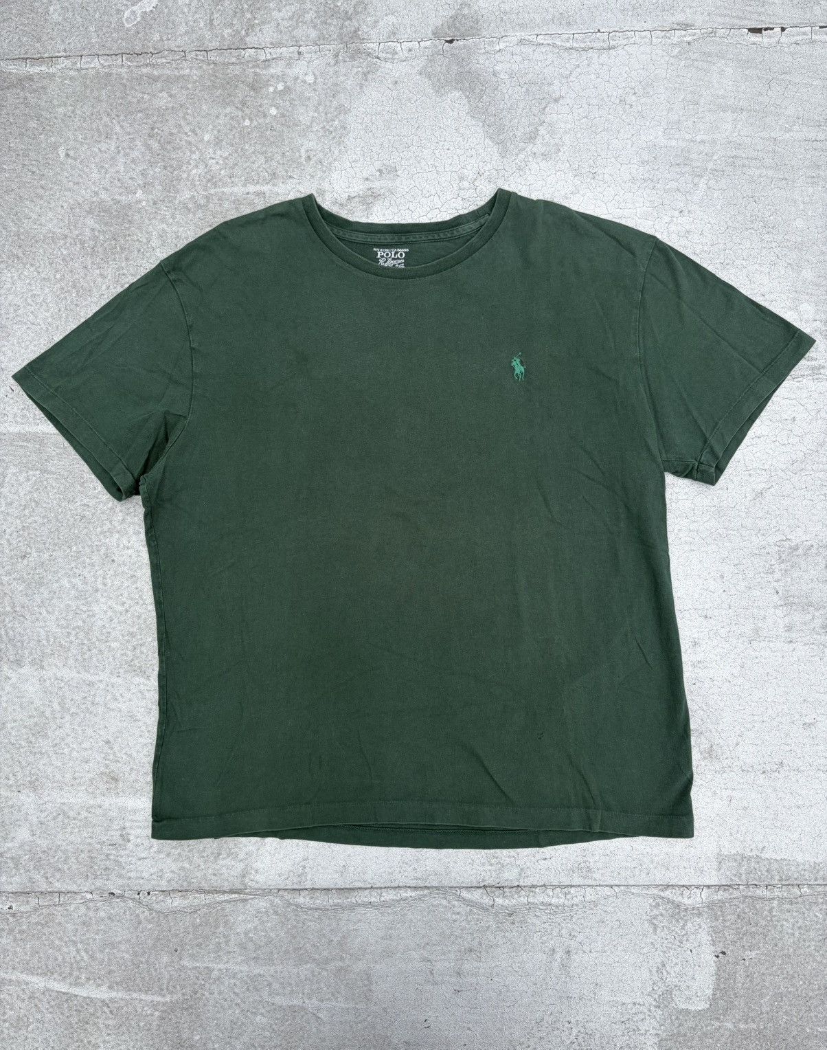 Polo Ralph Lauren Polo Ralph Lauren Green Pony Logo T shirt size Large Size US L / EU 52-54 / 3 - 1 Thumbnail
