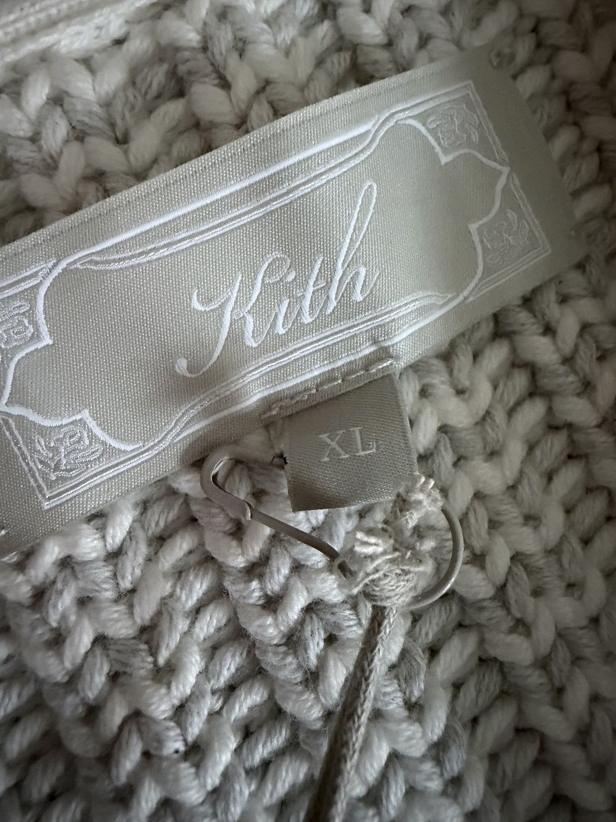 Kith Kith Wyona Open Knit Full Zip Sweater “Heather Grey” Size US XL / EU 56 / 4 - 6 Thumbnail