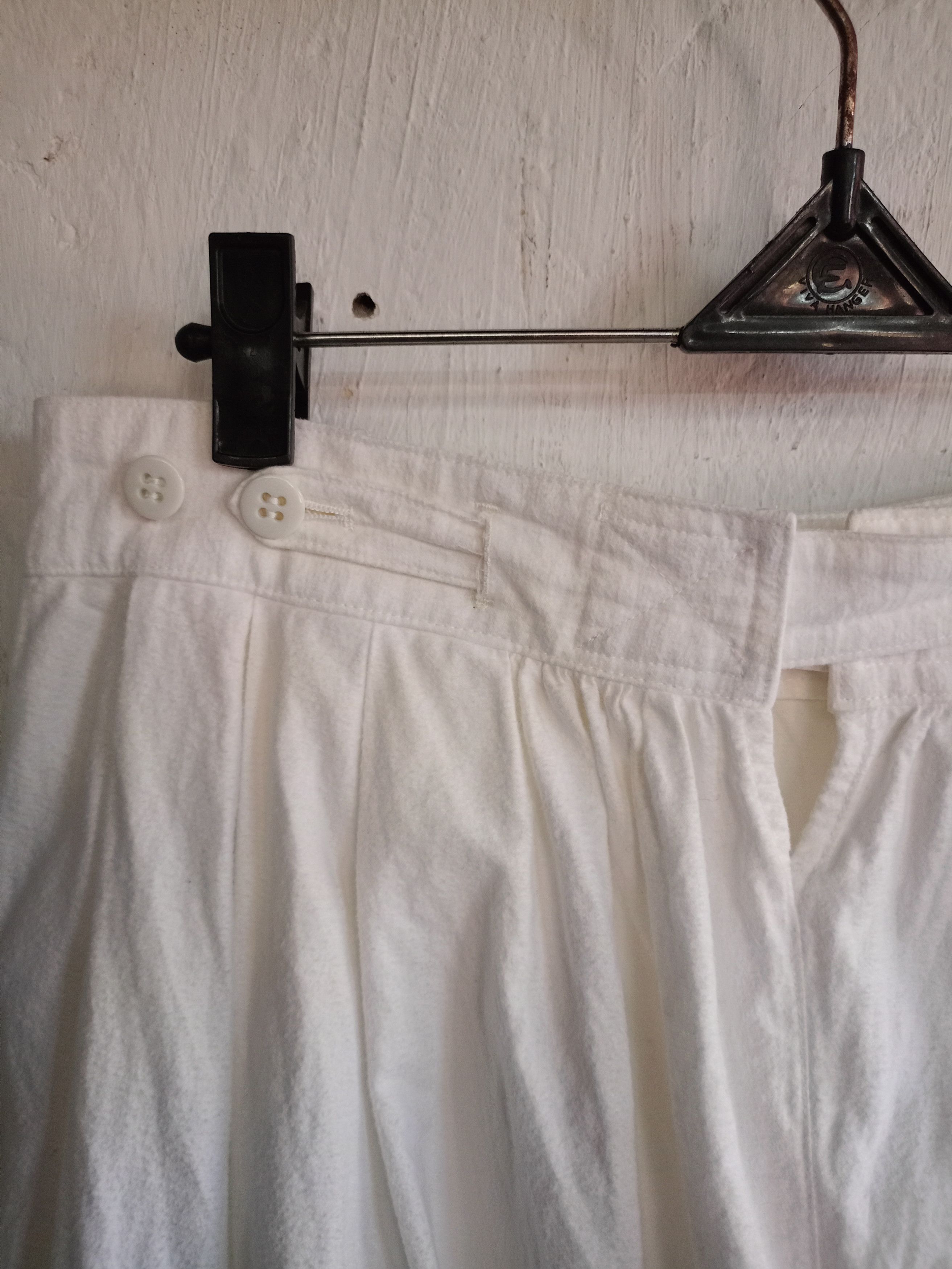 Japanese Brand 2000s Toujours white Pants Size 29" - 6 Thumbnail