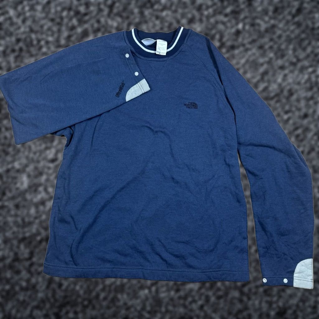 The North Face Vintage The North Face Ultrawick Crew Sweatshirt Navy Blue Medium 90’S Size US M / EU 48-50 / 2 - 1 Thumbnail