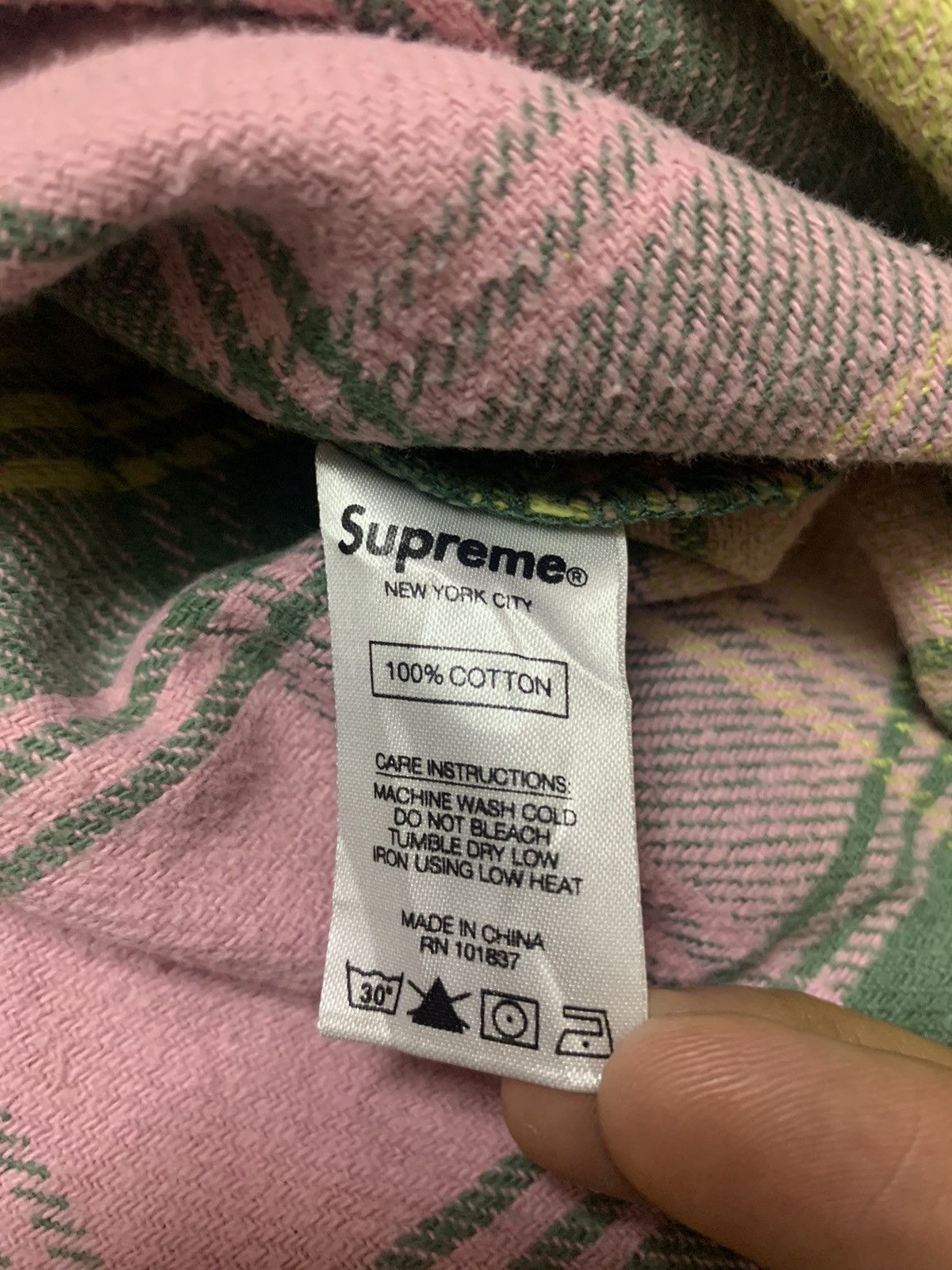 Supreme Supreme Flannel Shirt Size US S / EU 44-46 / 1 - 9 Thumbnail