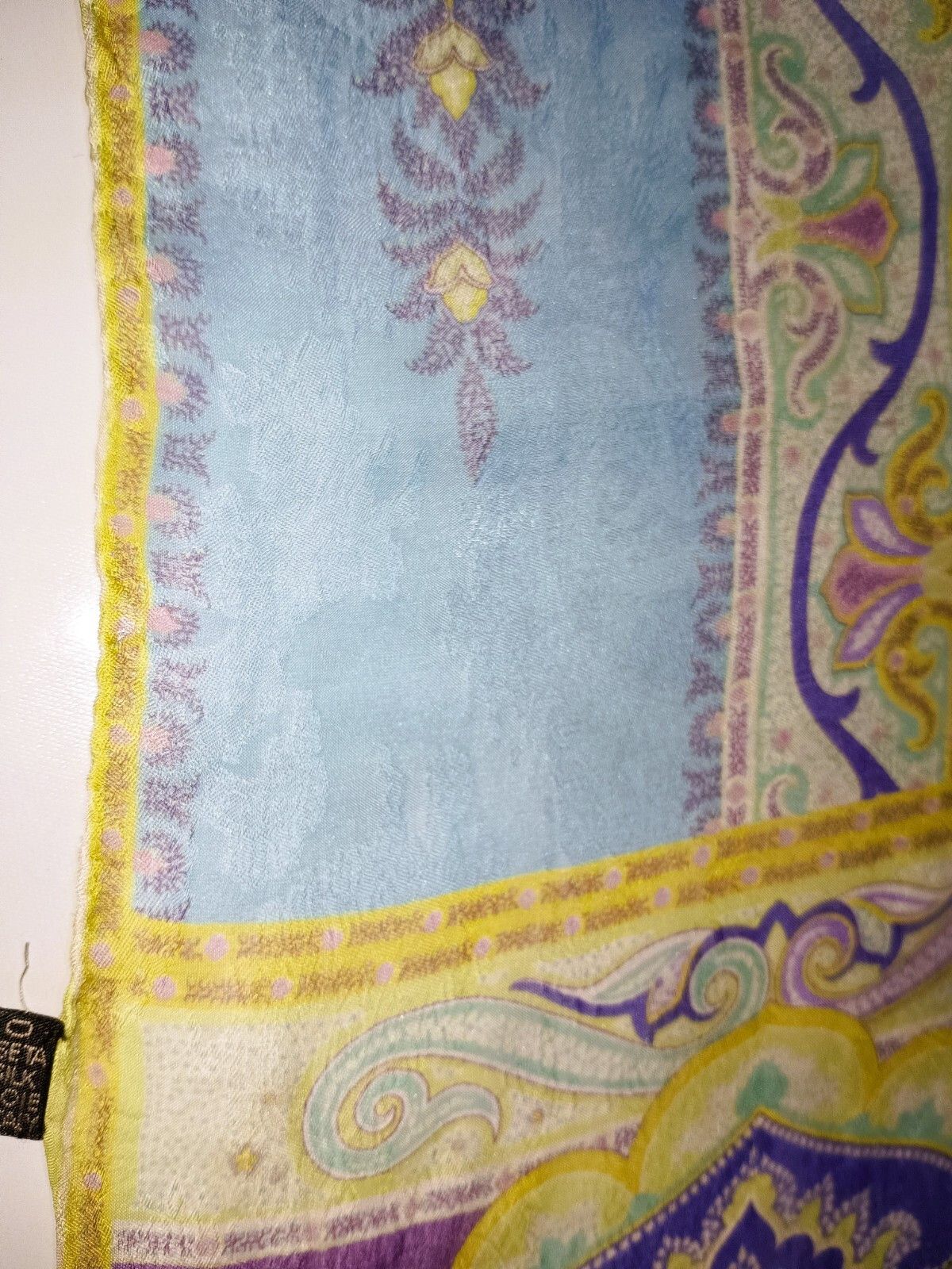 Etro ETRO MILANO ITALY Signature Vintage Silk Scarf Shawl Size ONE SIZE - 12 Thumbnail