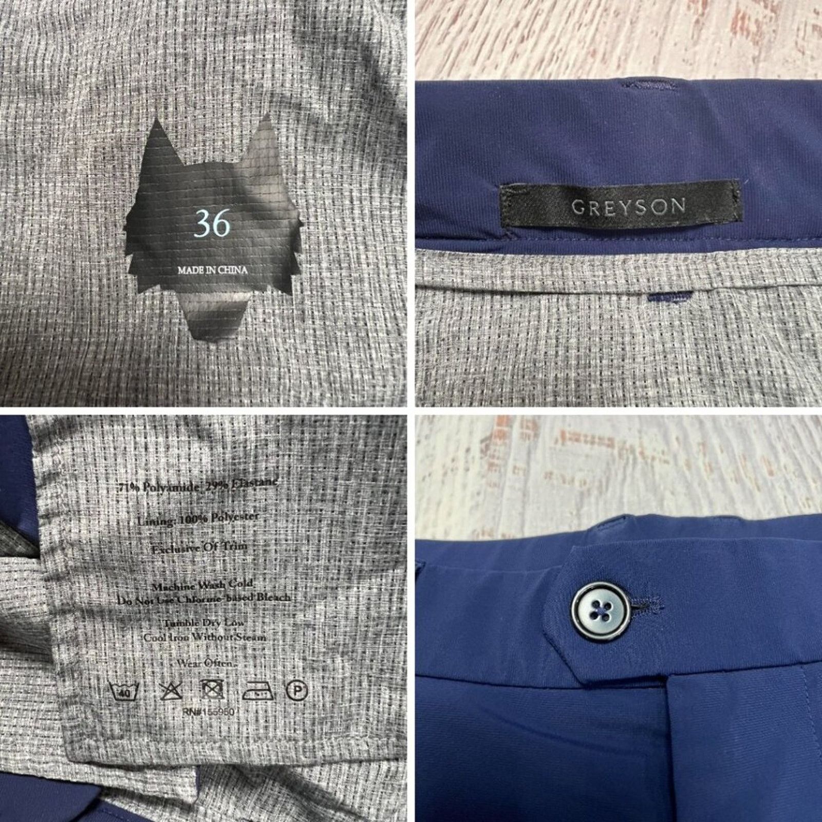 Other Greyson Montauk Golf Shorts Blue Size 36 Size US 36 / EU 52 - 3 Thumbnail