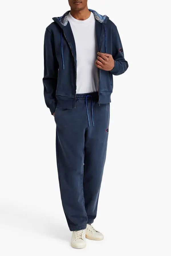 Missoni o1y0225 Jogger & Sweatpant in Navy Blue Size US 36 / EU 52 - 4 Thumbnail