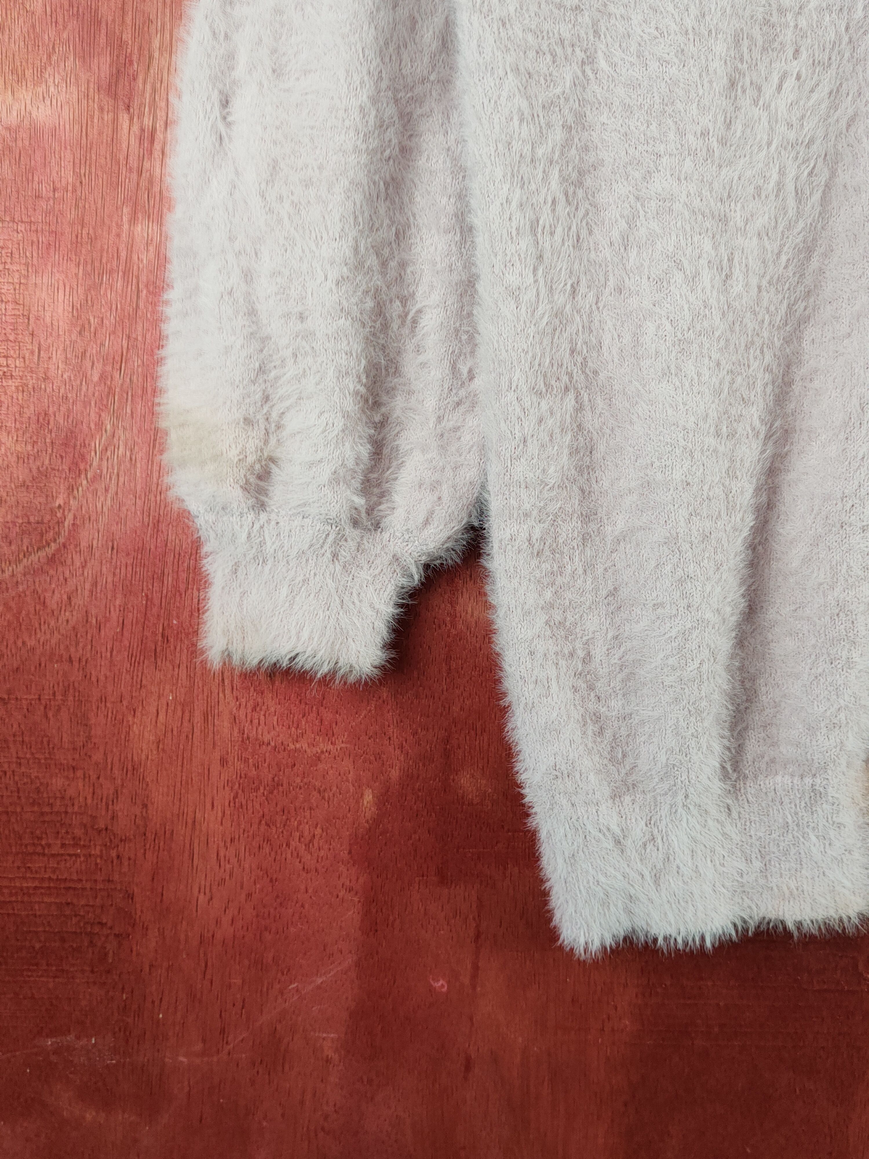 Japanese Brand × Vintage Ingni Purple Fur Mohair Knitwear Cardigan Size M / US 6-8 / IT 42-44 - 5 Thumbnail