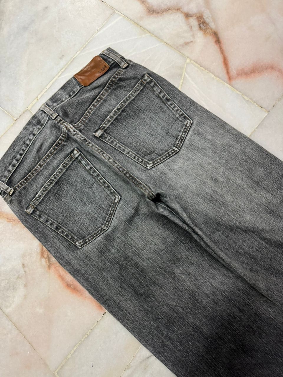 Uniqlo 💥Sick💥Vintage Uniqlo Easy Fit Straight Insane Stoned Faded Size US 30 / EU 46 - 18 Thumbnail
