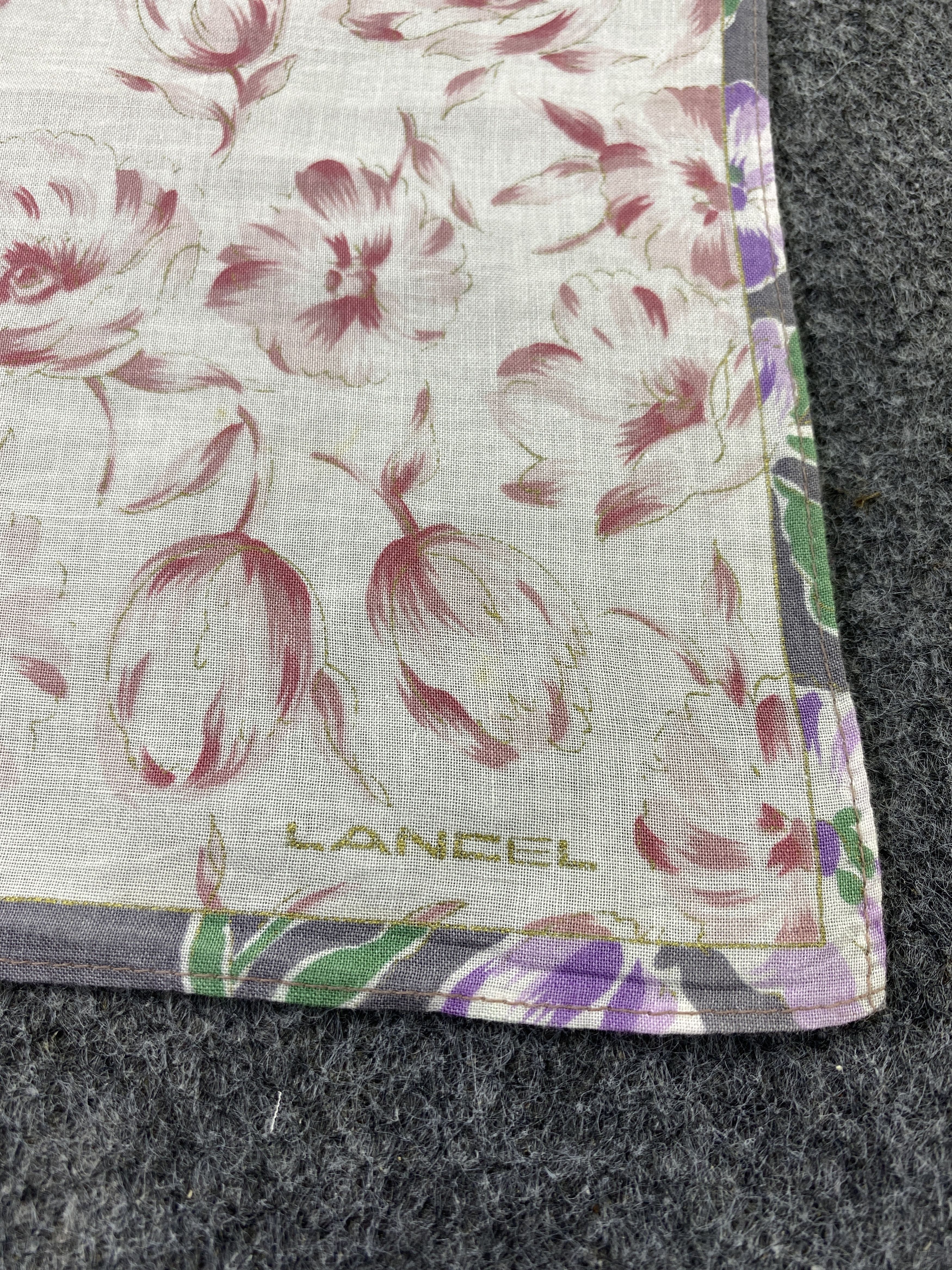Lancel Lancel Handkerchief / Bandana / Neckerchief-B354 Size ONE SIZE - 5 Thumbnail