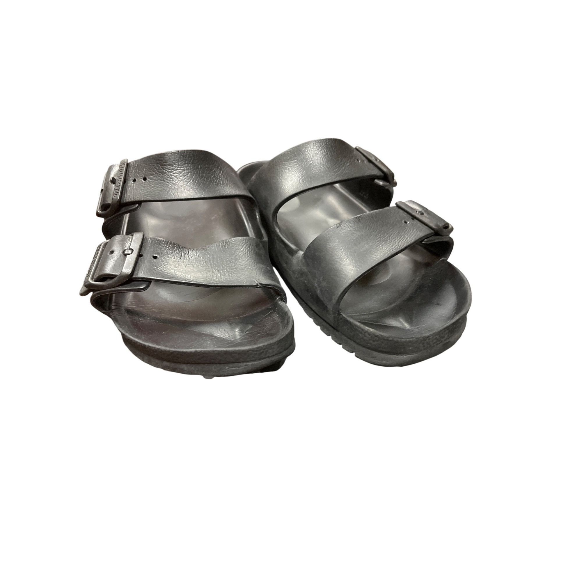 Birkenstock Birkenstock wms blac faux leather casual slip on sandals sz Size US 8.5 / IT 38.5 - 8 Thumbnail