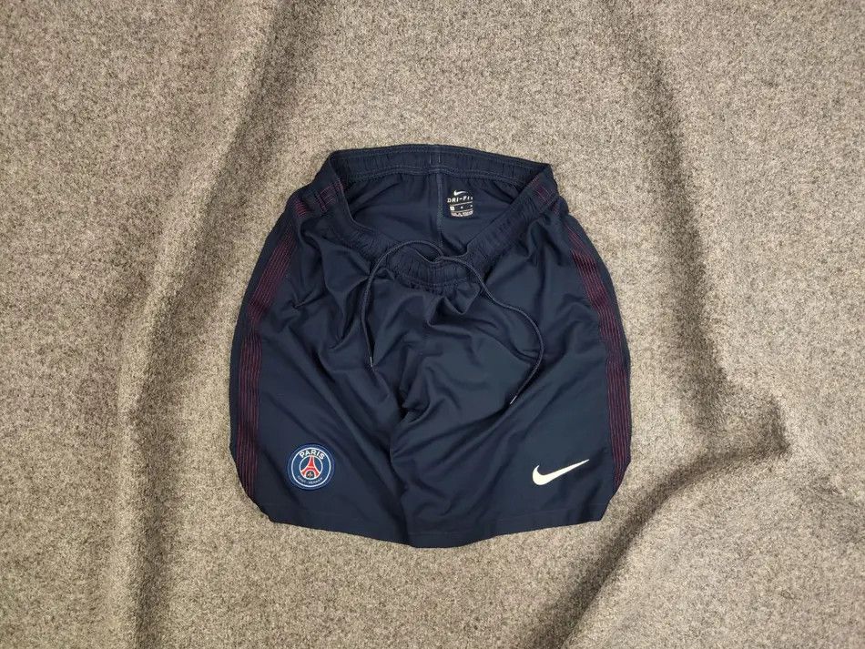 Nike Nike x Paris Saint-Germain PSG Vintage Style Blue Shorts Size US 32 / EU 48 - 1 Preview