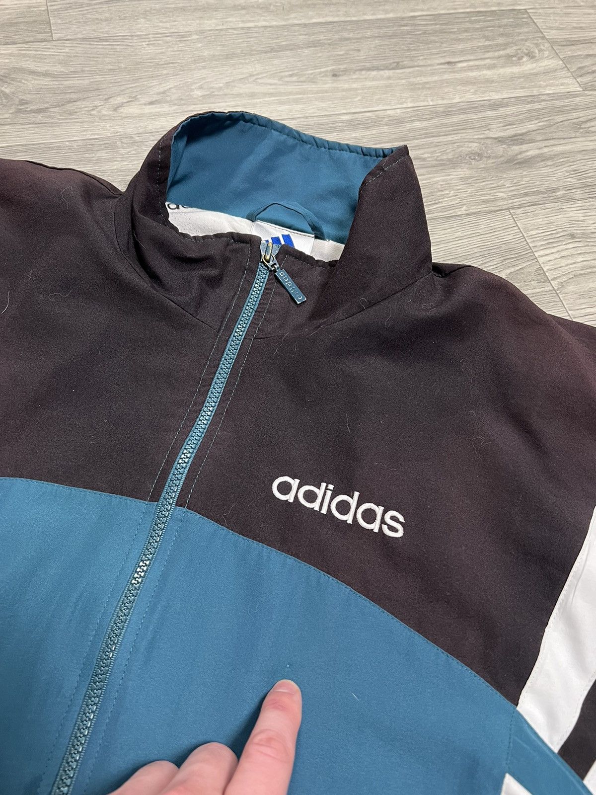 Adidas × Vintage Adidas vintage track jacket Size US L / EU 52-54 / 3 - 4 Thumbnail