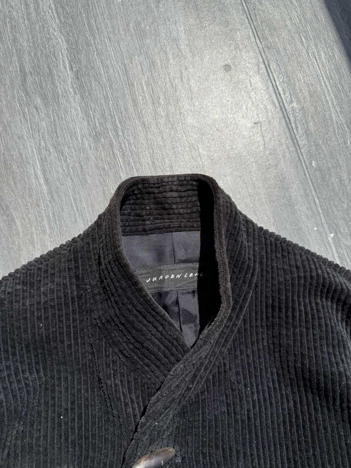 Japanese Brand Jurgen Lehl Oversized Kimono Style Curves Corduroy Jacket Size US L / EU 52-54 / 3 - 3 Thumbnail