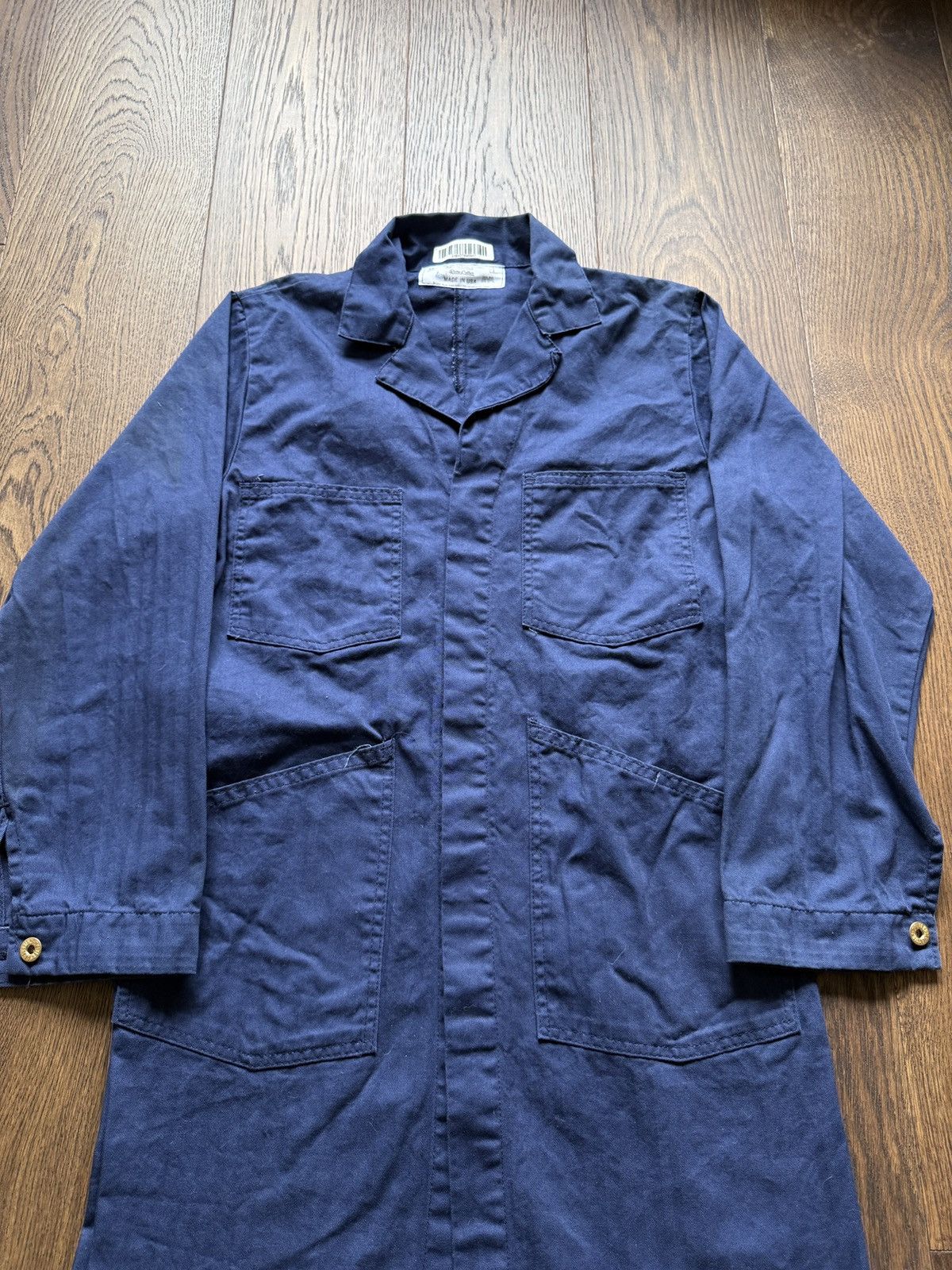 Vintage Vintage 60s Universal Chicago HBT Shop Work Coat NOS Size US M / EU 48-50 / 2 - 5 Thumbnail