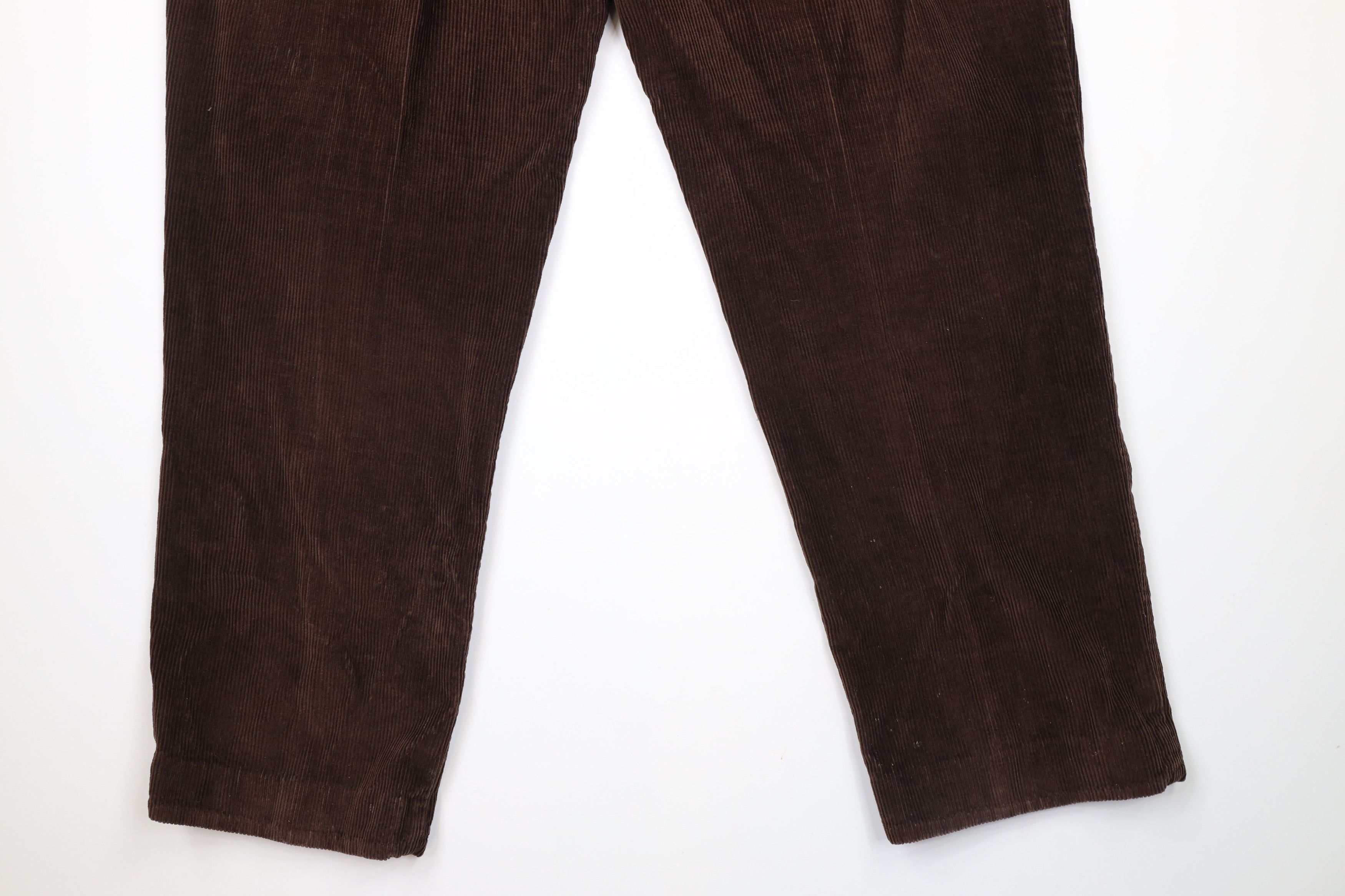 Vintage Vintage 90s Streetwear Pleated Wide Leg Corduroy Pants Size US 42 / EU 58 - 14 Thumbnail