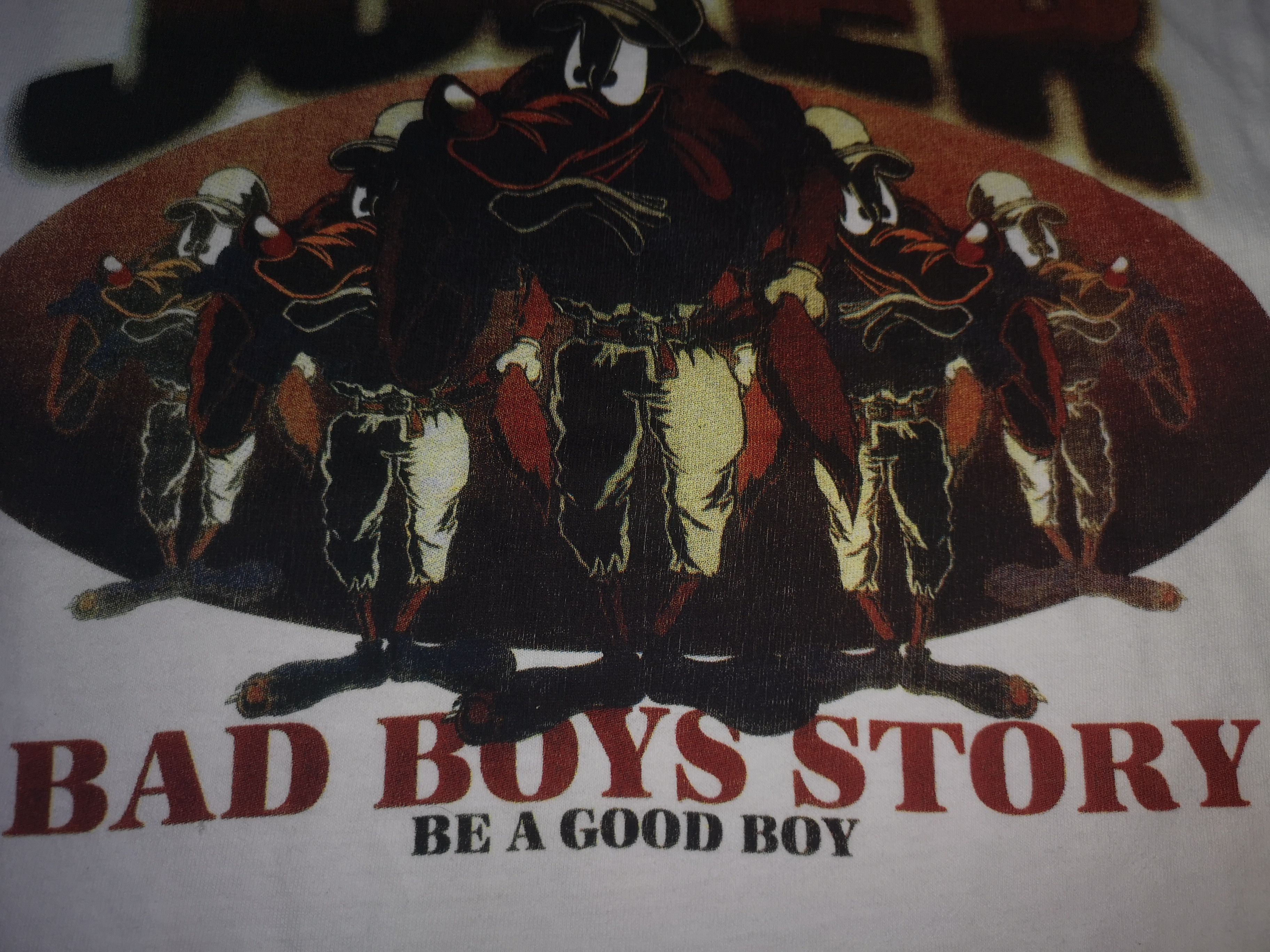 Anime × Cartoon Network × Vintage Vintage 90s Joker Bad Boys Story Cartoon Looney Tunes Shirt Size US M / EU 48-50 / 2 - 5 Thumbnail