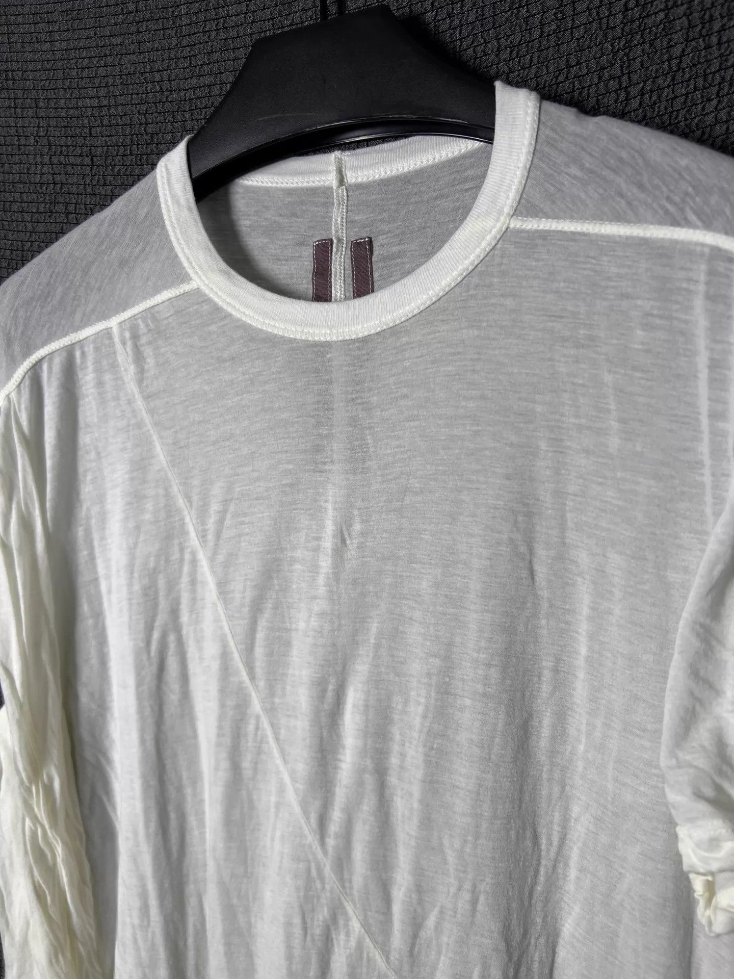Rick Owens RO 17ss twisted geometric pleated Tee S Size US S / EU 44-46 / 1 - 4 Thumbnail