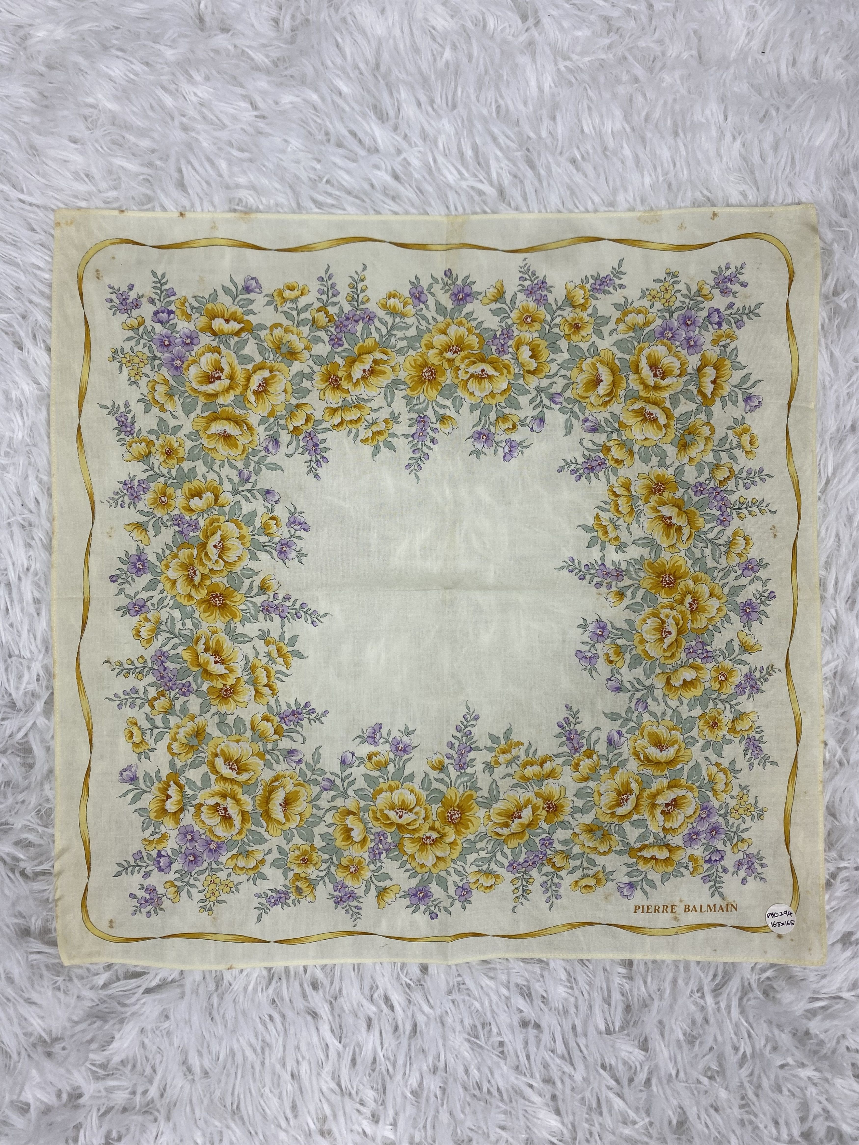 Pierre Balmain Vintage Pierre Balmain Handkerchief Neckerchief PH2094 Size ONE SIZE - 3 Thumbnail