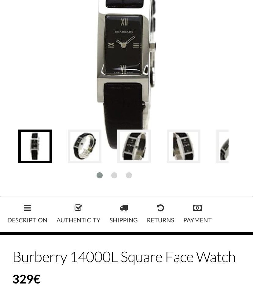 Burberry Burberry 14000L Square Face Watch Size ONE SIZE - 2 Thumbnail