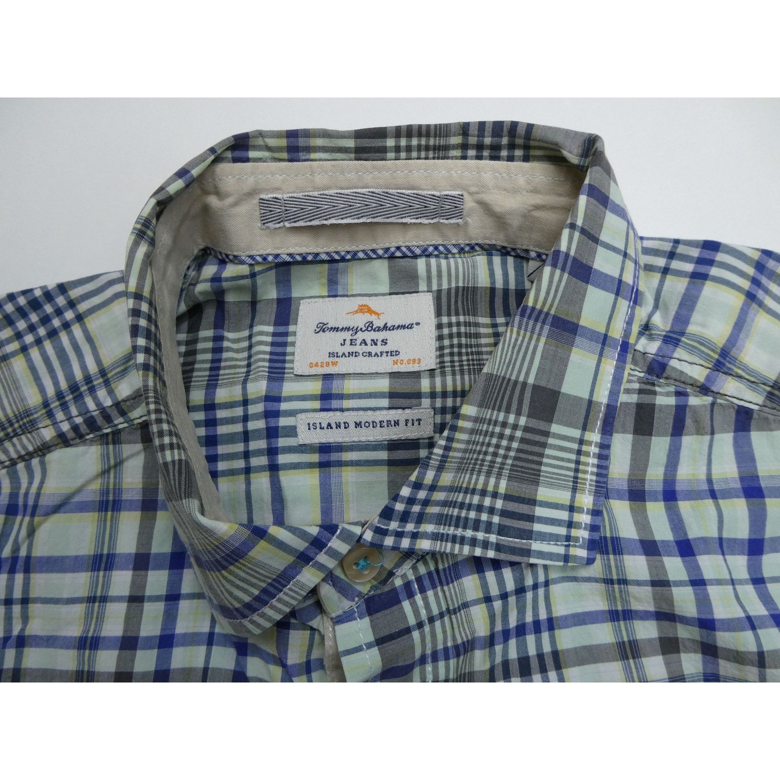 Tommy Bahama TOMMY BAHAMA plaid button front shirt, NEW, smal, modern fit Size US S / EU 44-46 / 1 - 2 Thumbnail