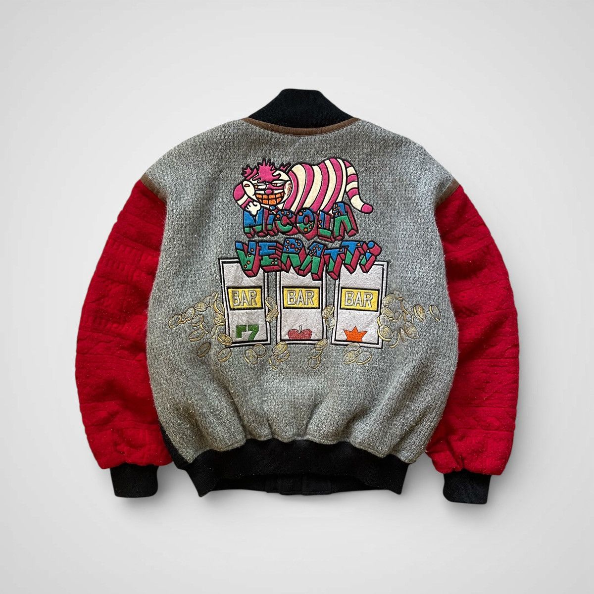 Hysteric Glamour 🔥VINTAGE NICOLA VERATTI SLOT MACHINES GRAPHIC BOMBER JACKET Size US M / EU 48-50 / 2 - 5 Thumbnail