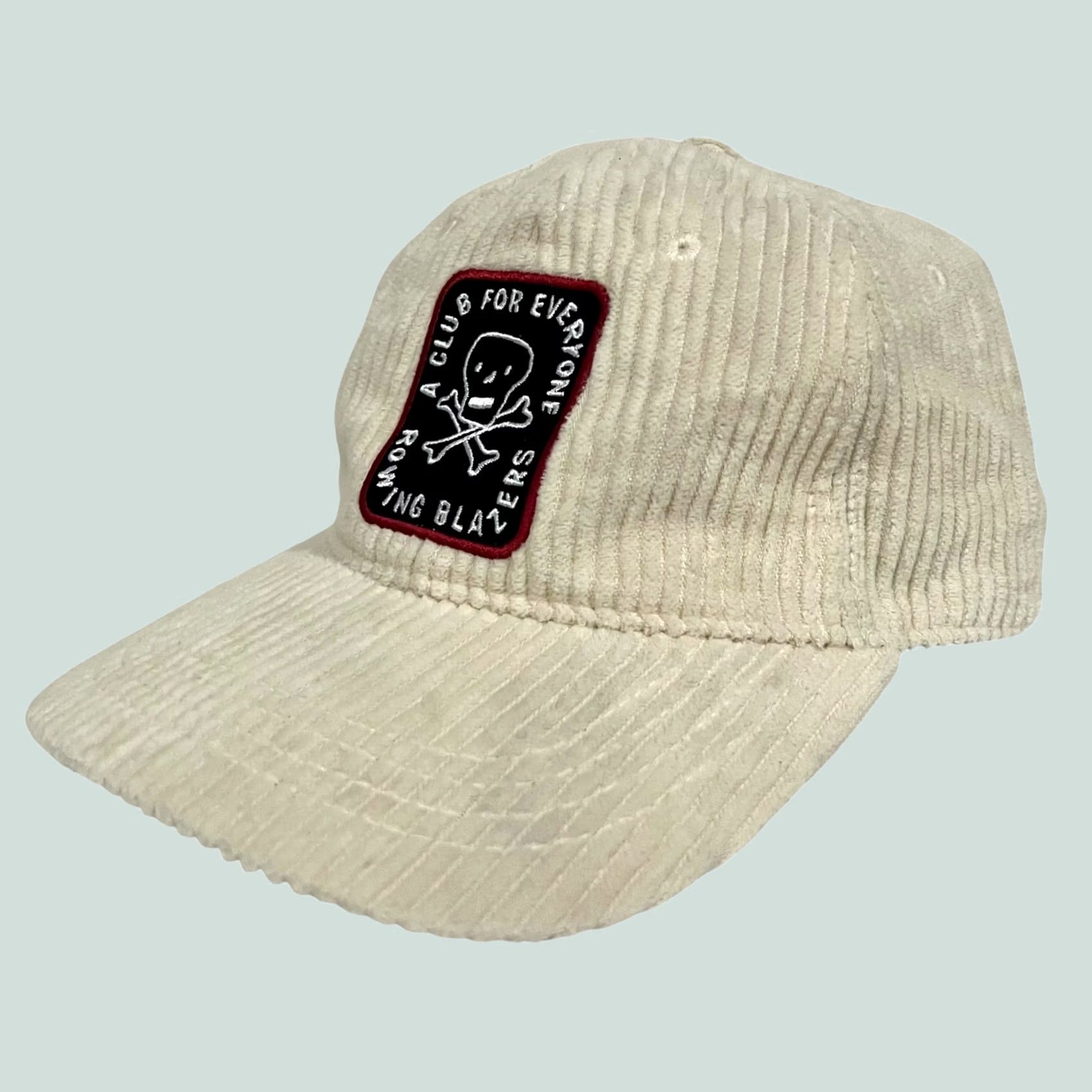 Rowing Blazers Rowing Blazers Corduroy Hat Cap A Club For Everyone Patch Ivory Cream Preppy Size 44L - 1 Thumbnail