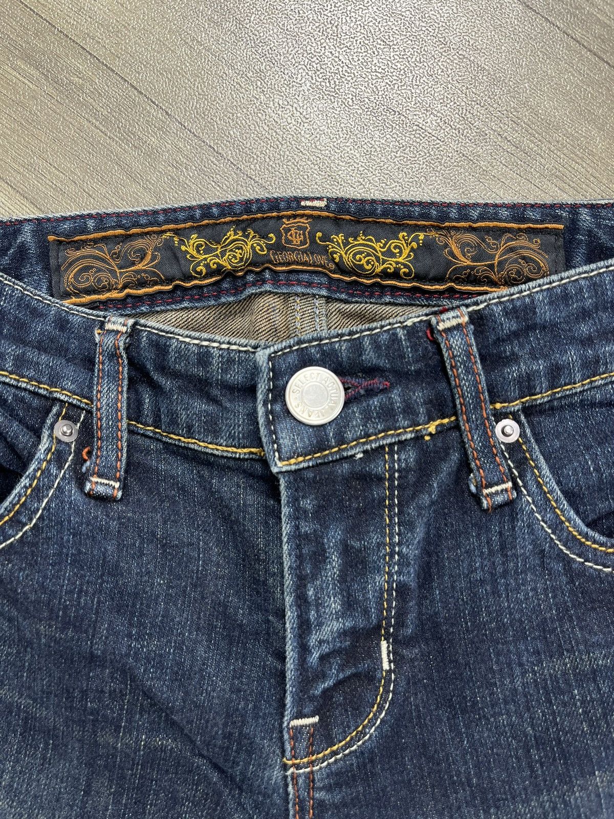 Japanese Brand 2000s Georgia Love Ifsixwasnine Lgb Style Flared Jeans Y2K Size US 27 - 6 Thumbnail