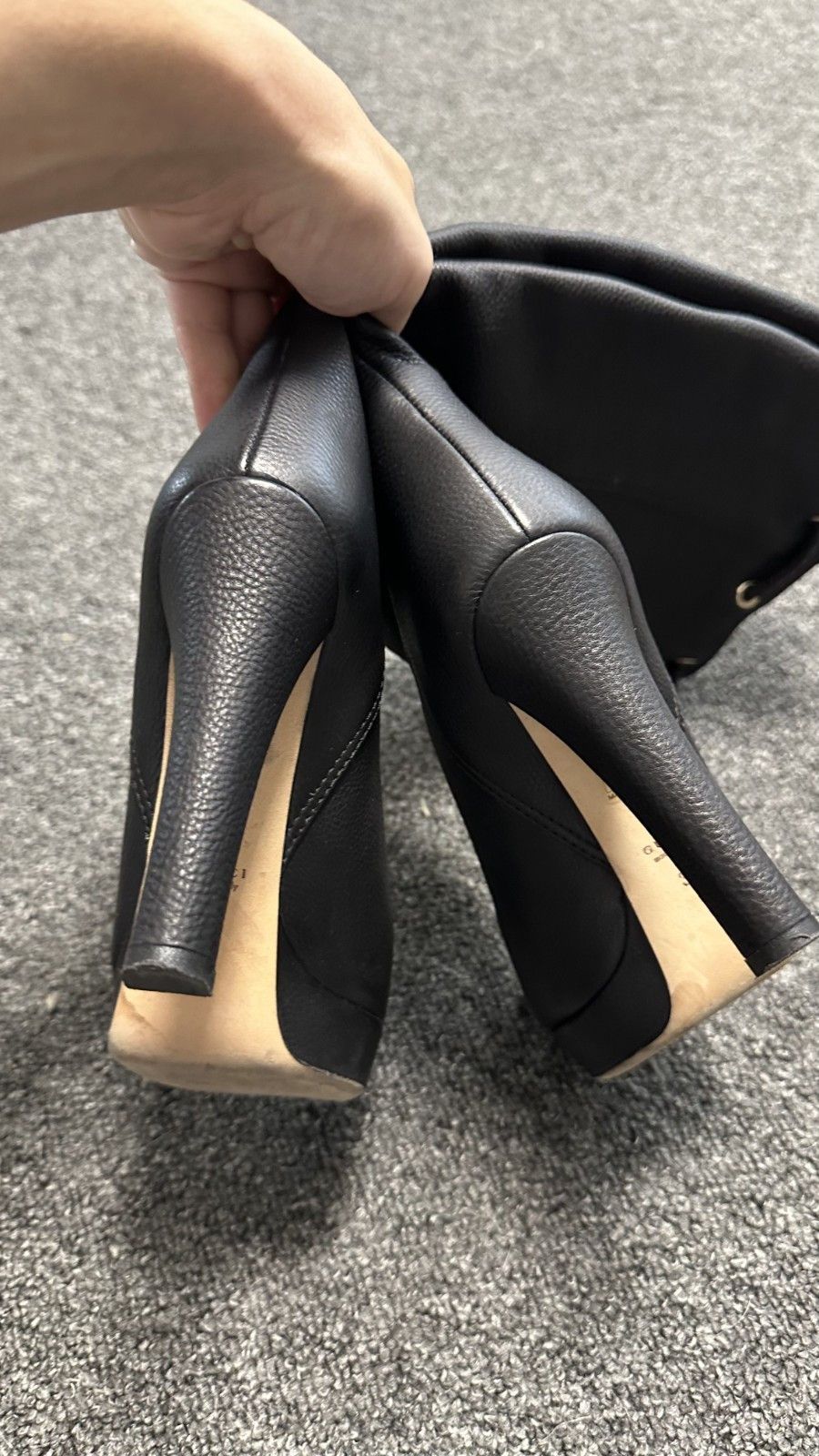 Gucci Gucci Black Leather Braided Accents Knee High Boots Size US 7 / IT 37 - 8 Thumbnail